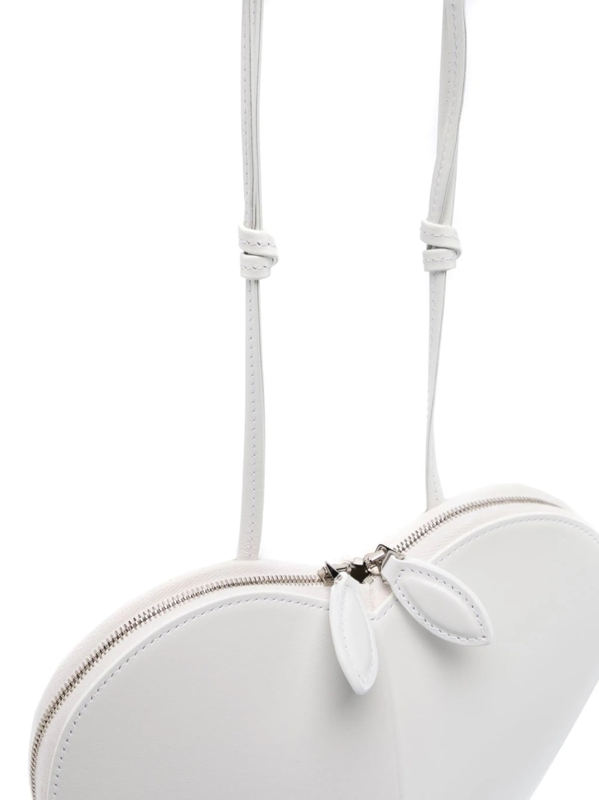 heart-shaped satchel bag