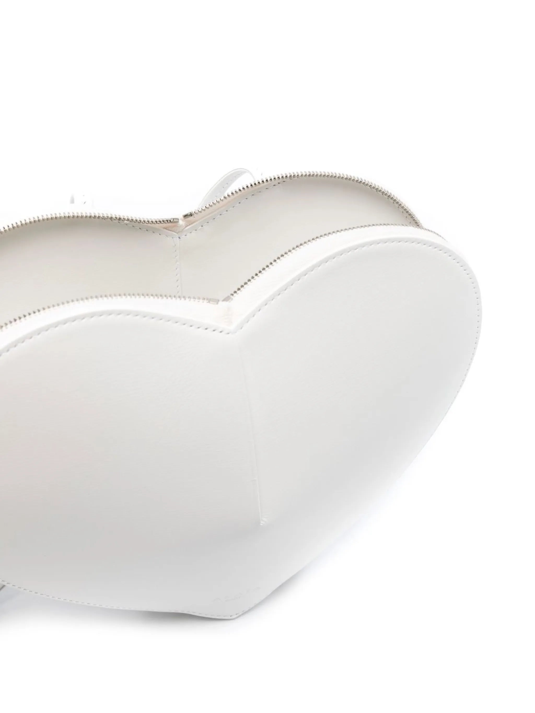 heart-shaped satchel bag