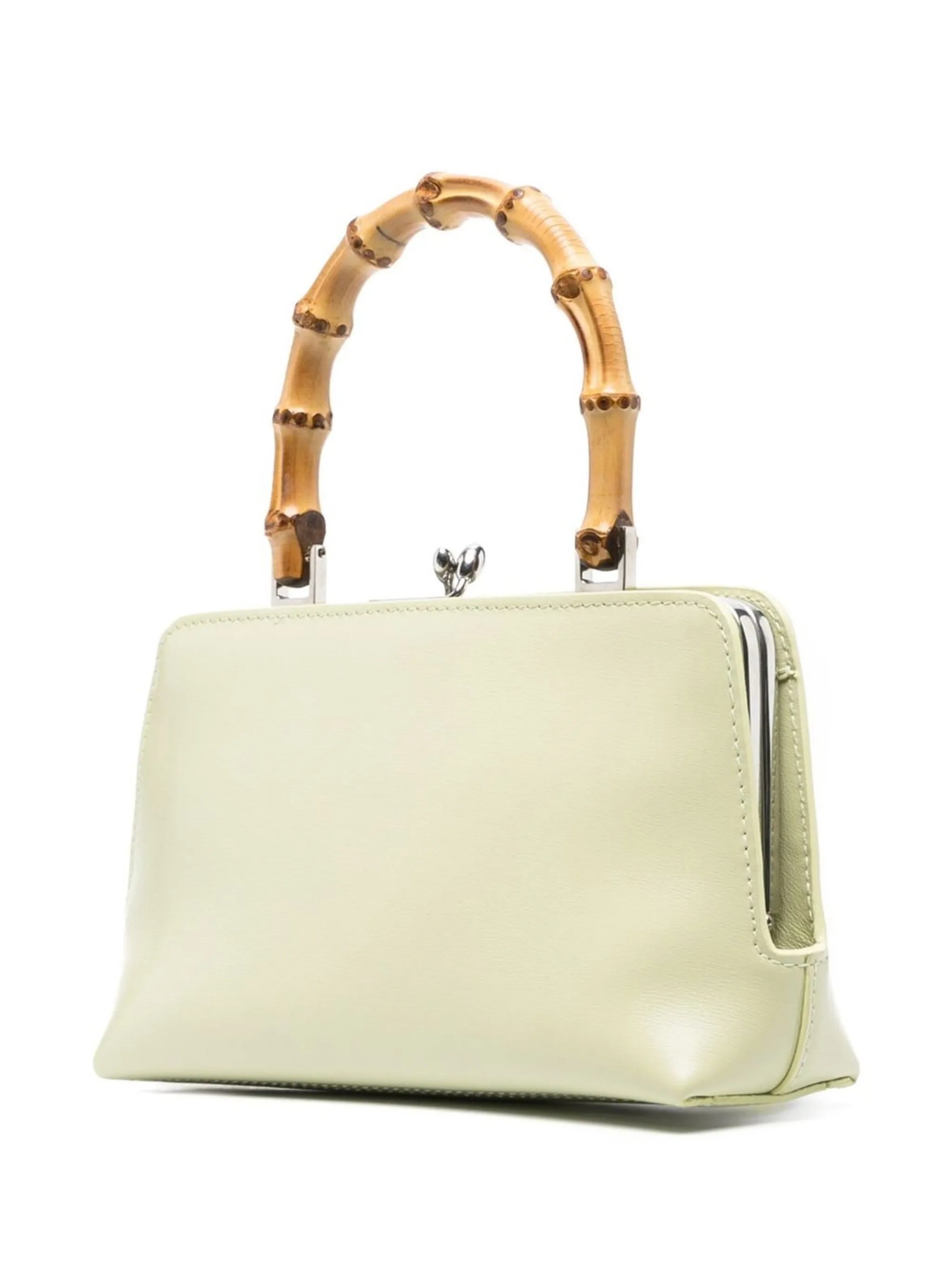 Goji bamboo-handle tote bag