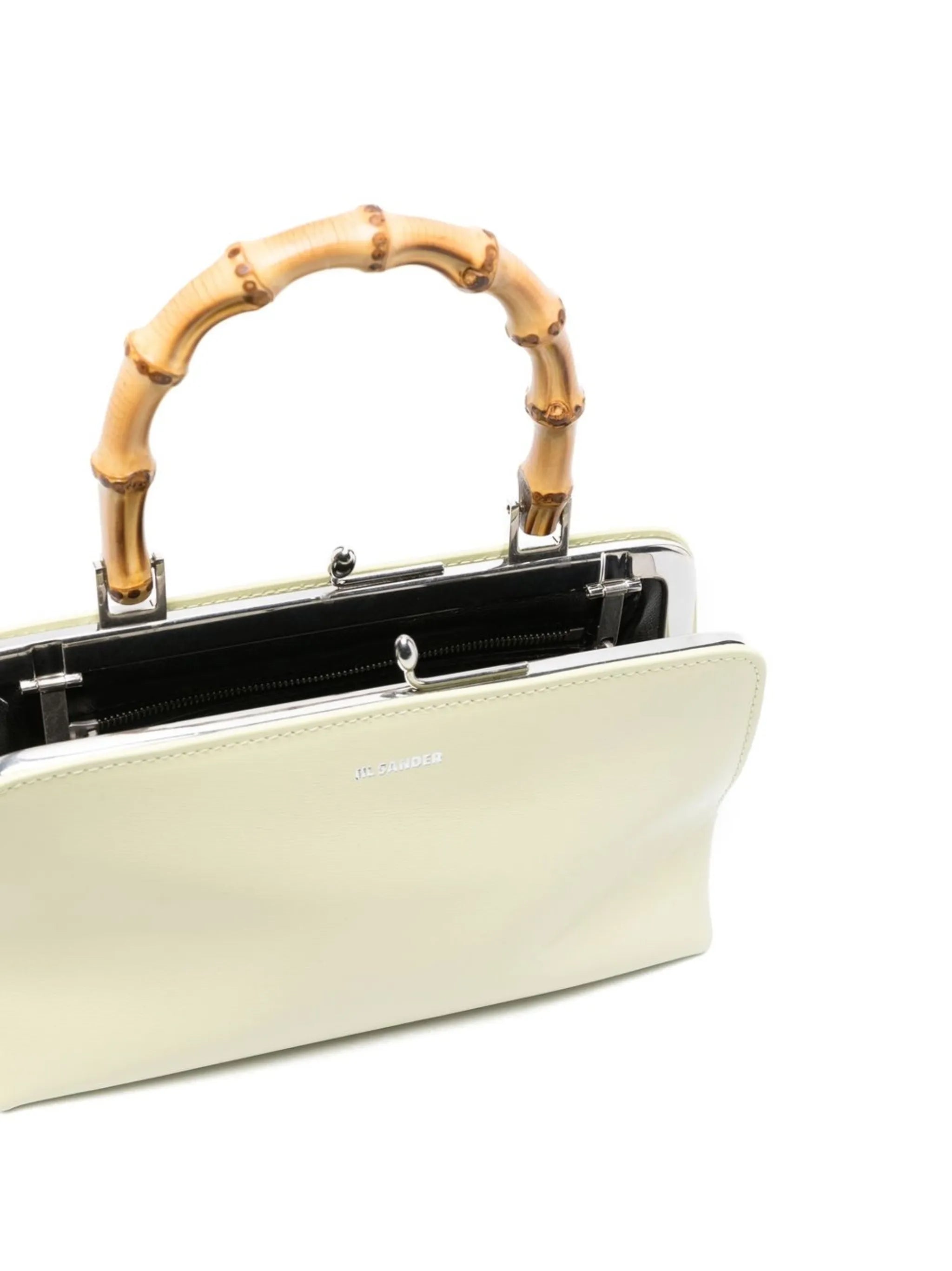 Goji bamboo-handle tote bag