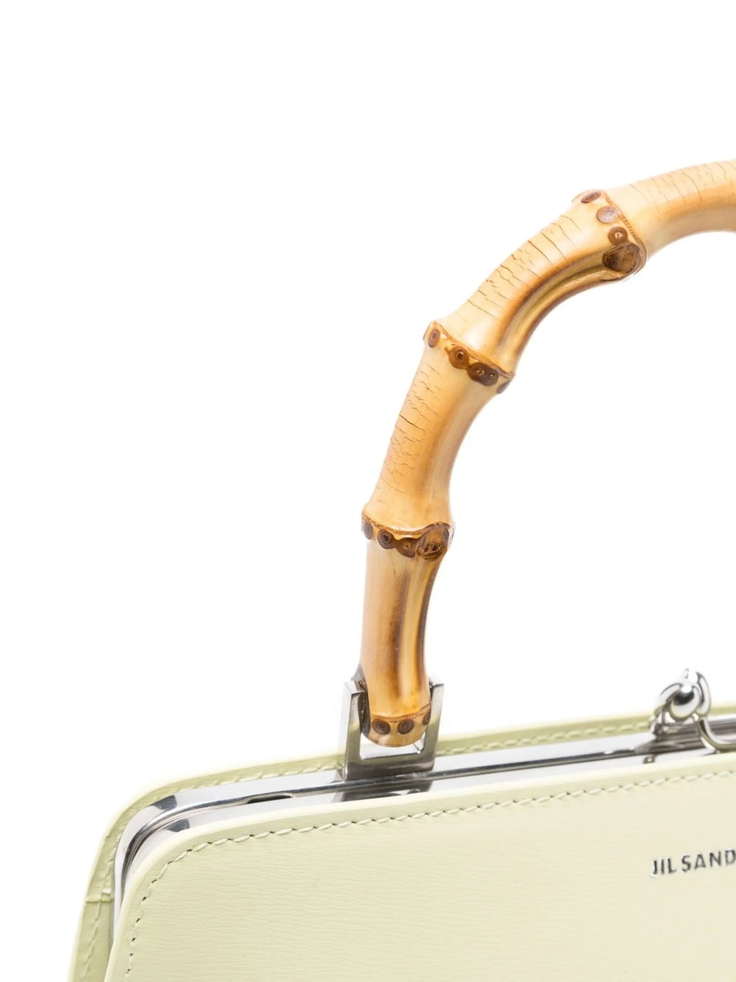 Goji bamboo-handle tote bag