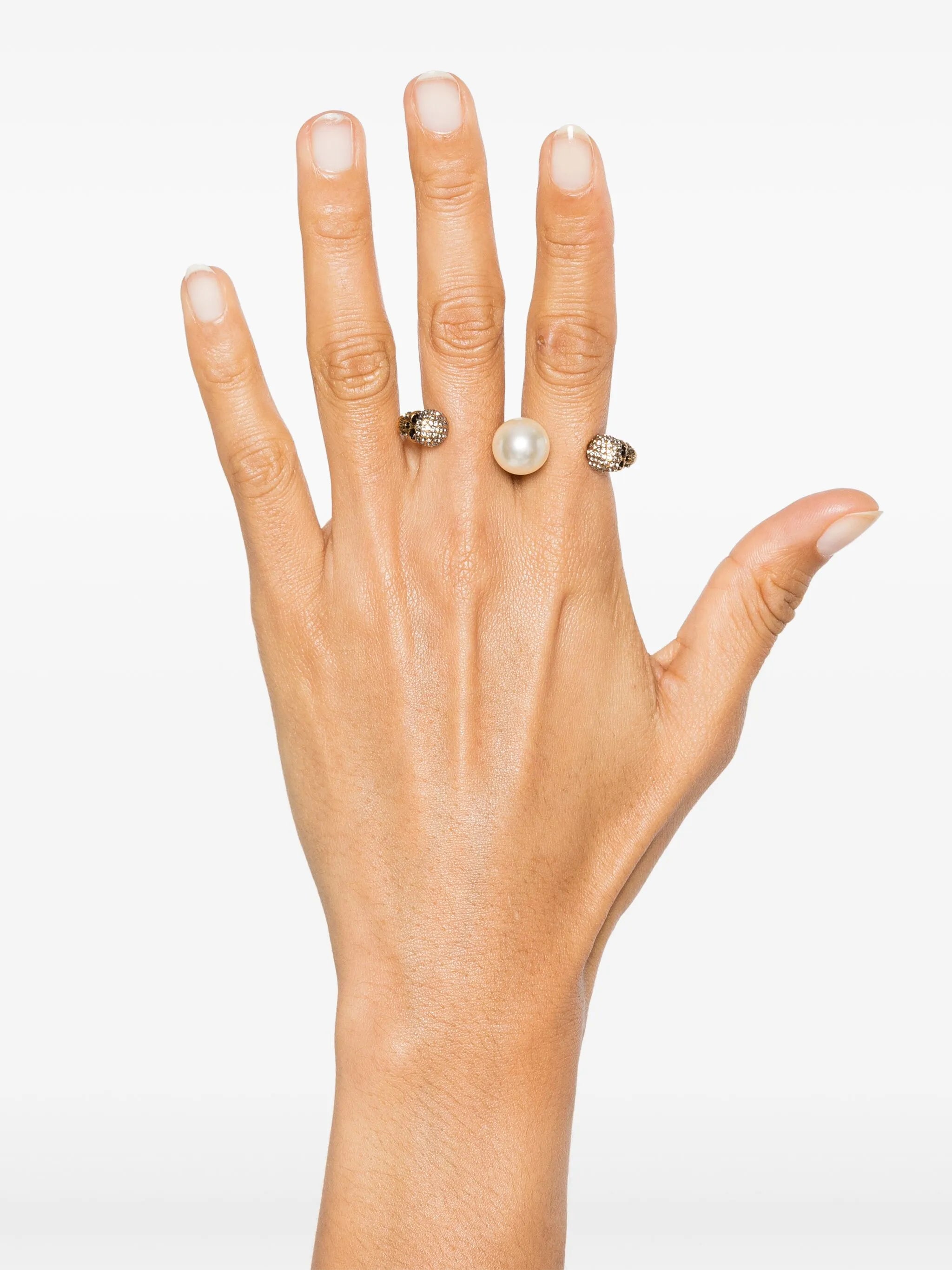 skull knuckleduster ring