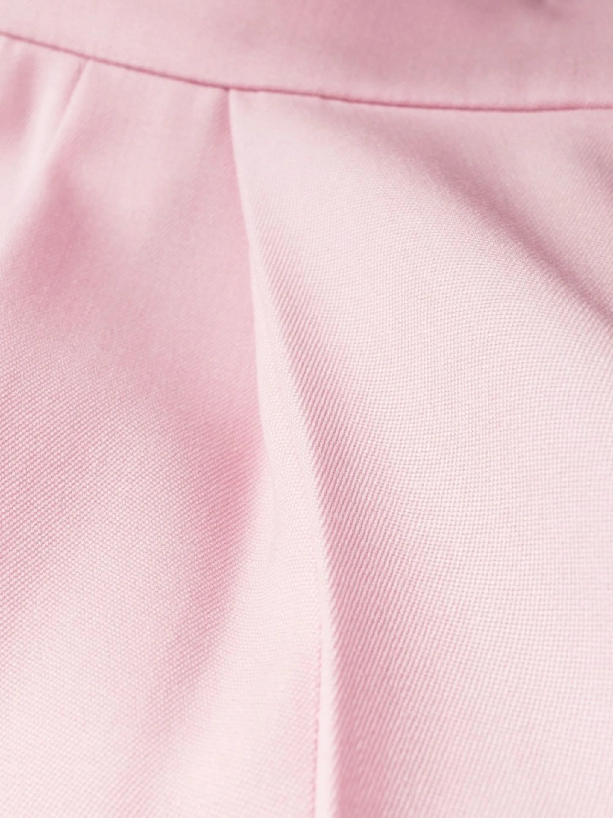 pleated high-waisted trousers