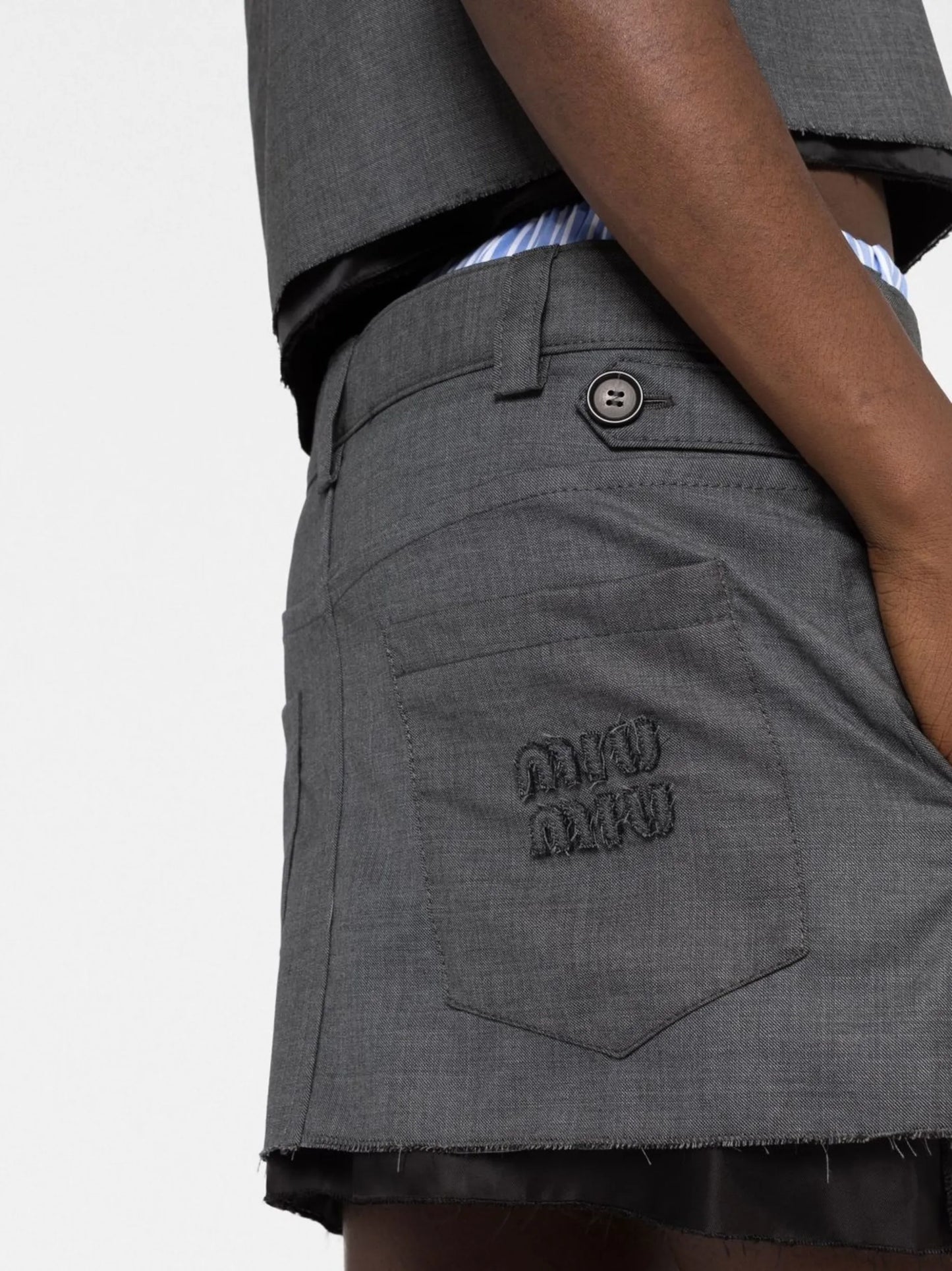 logo-patch miniskirt