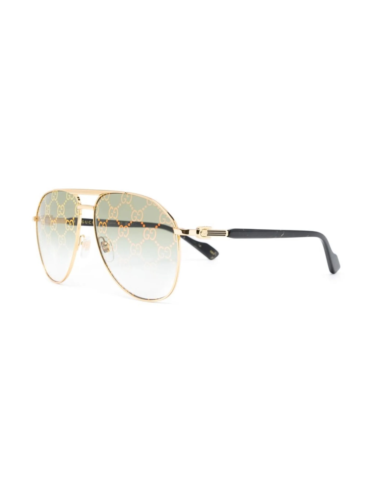 pilot-frame tinted sunglasses