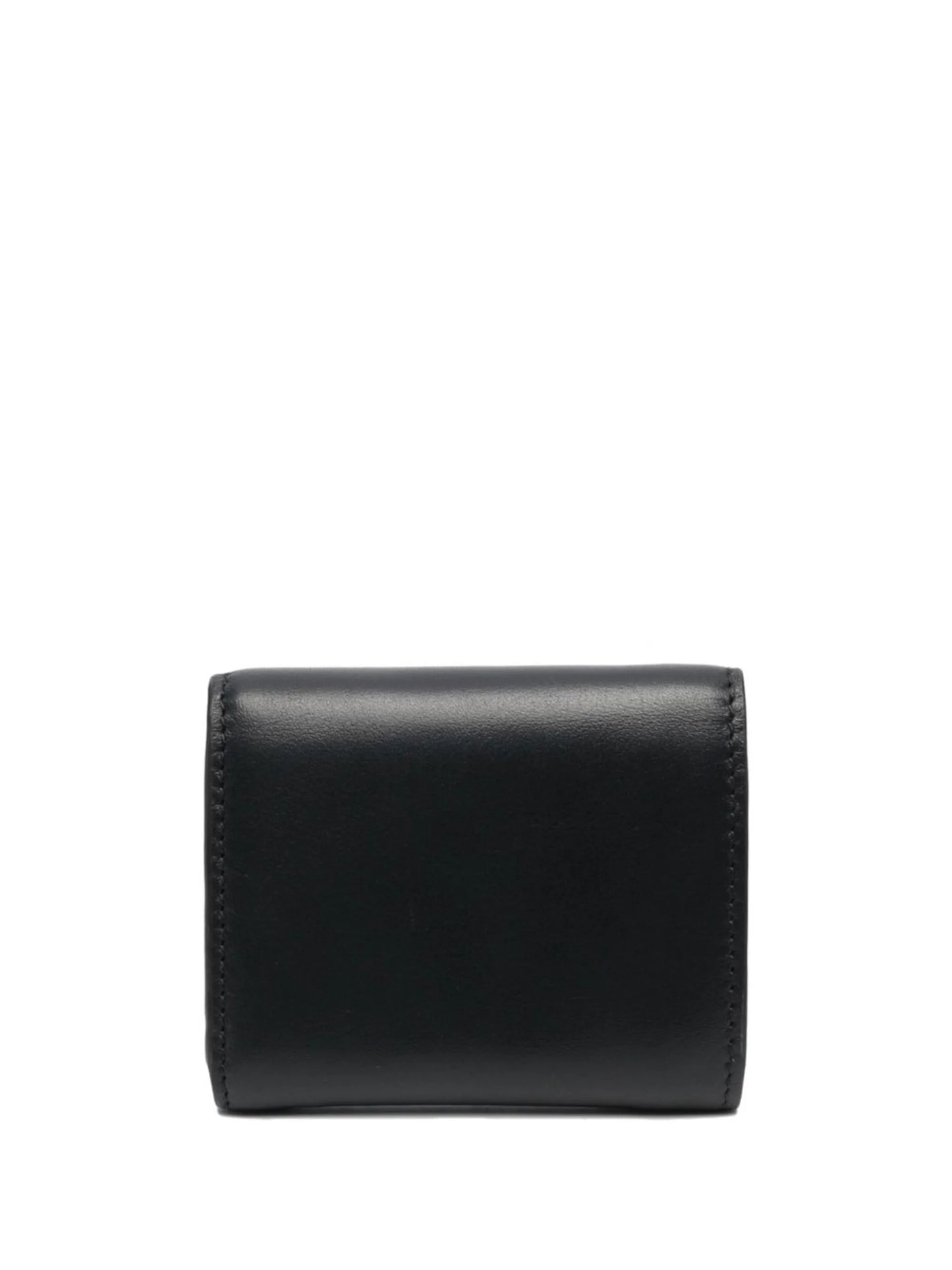 logo-detail leather wallet