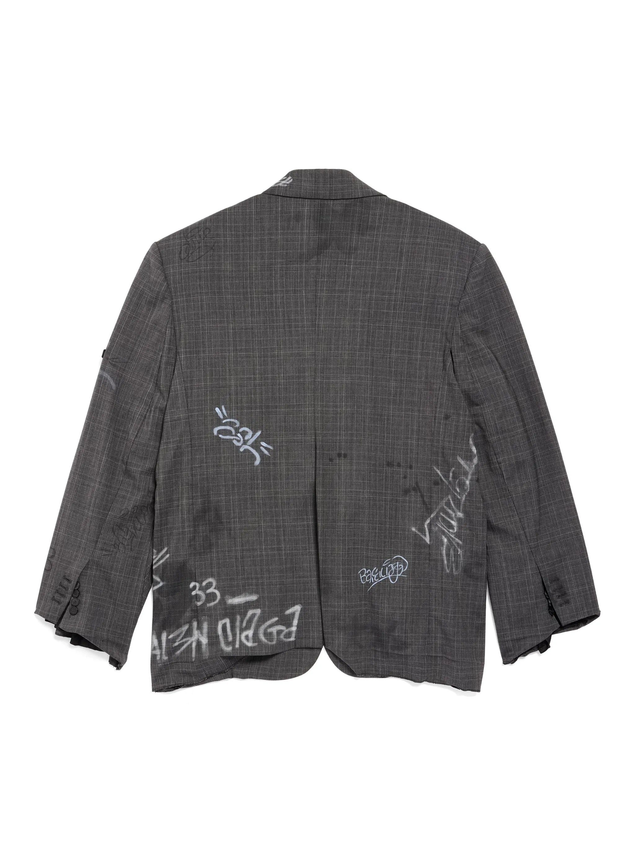 Graffiti Skater wool blazer
