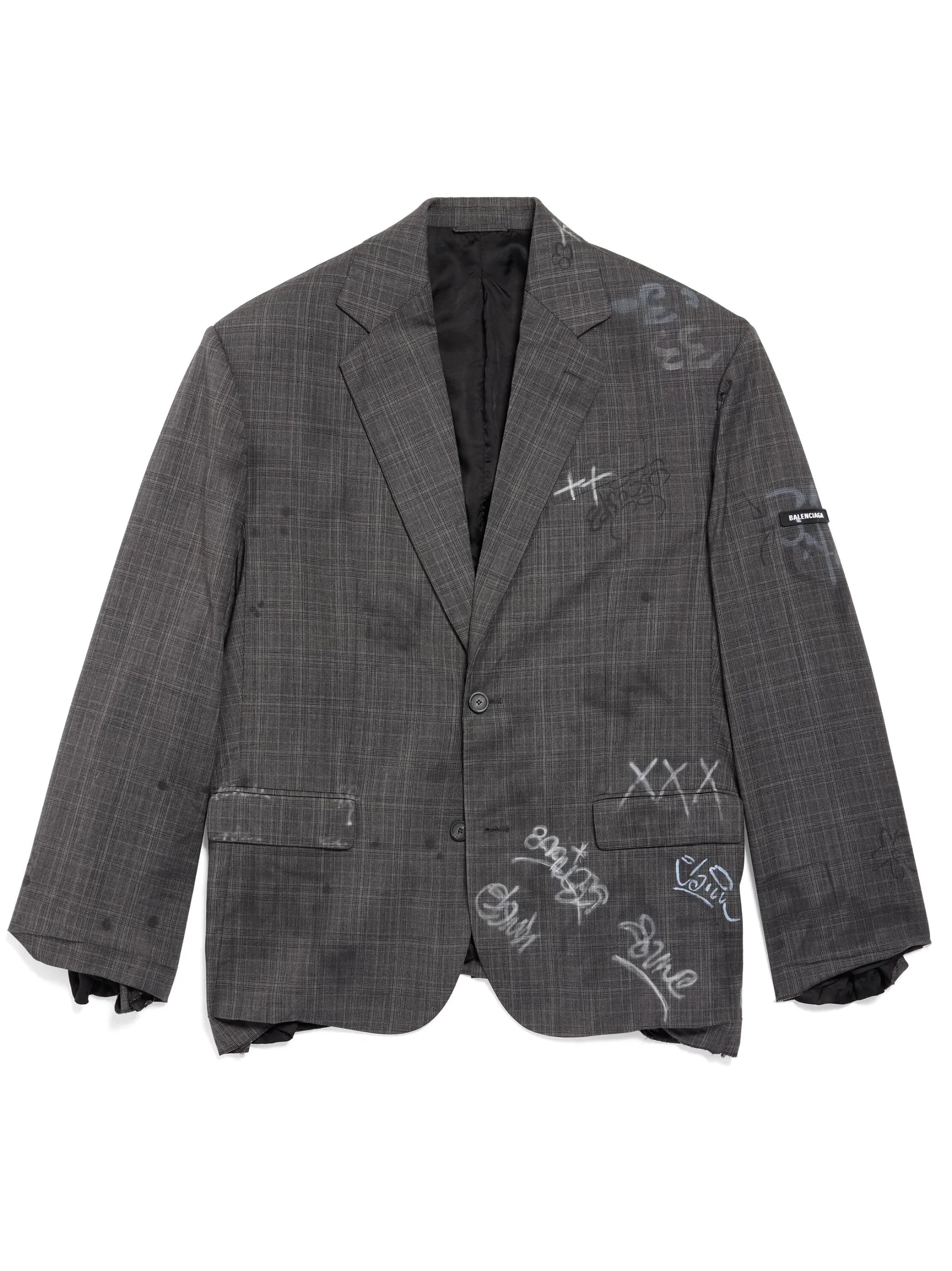Graffiti Skater wool blazer
