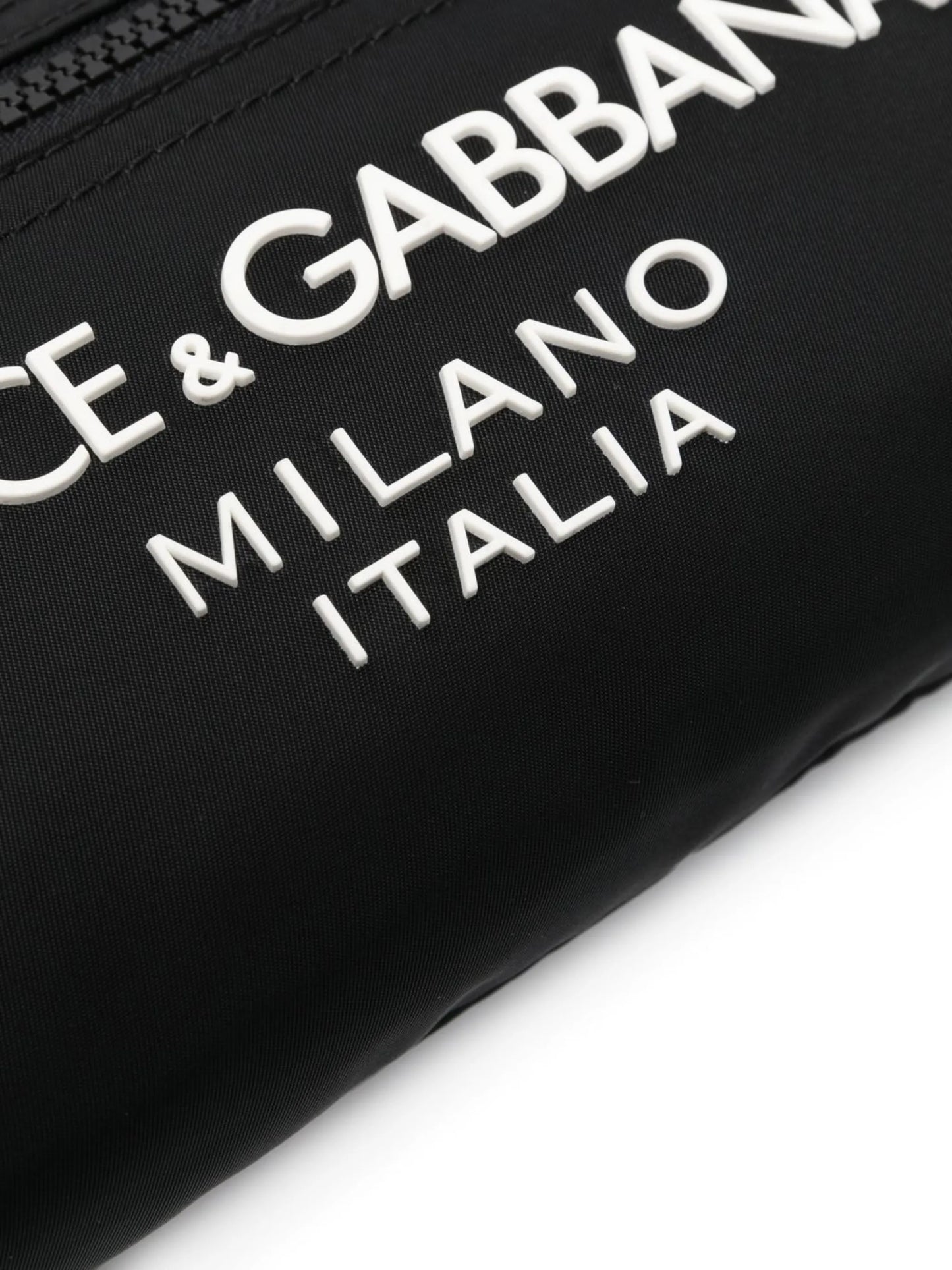 embossed-logo belt bag