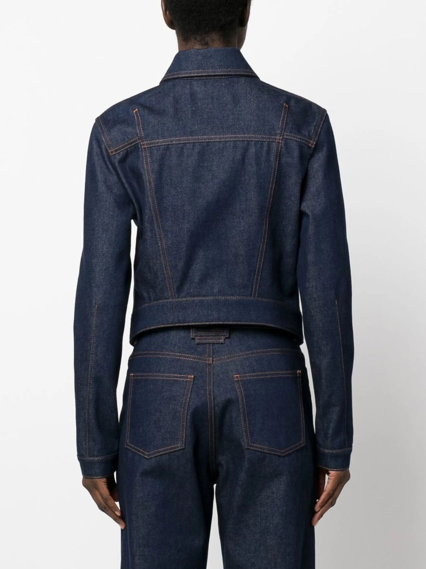 FF-logo plaque denim jacket