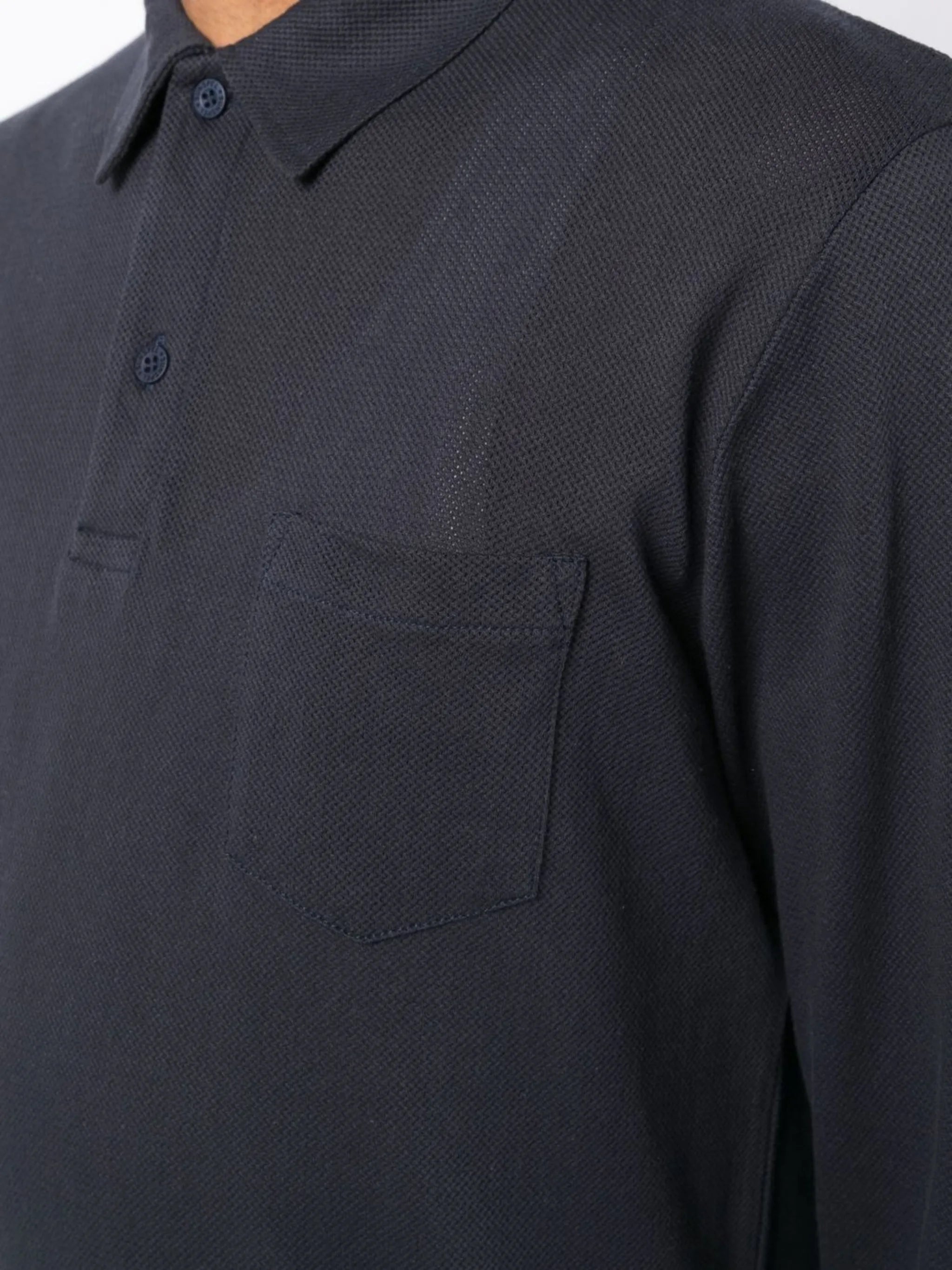 Riviera long-sleeve polo shirt