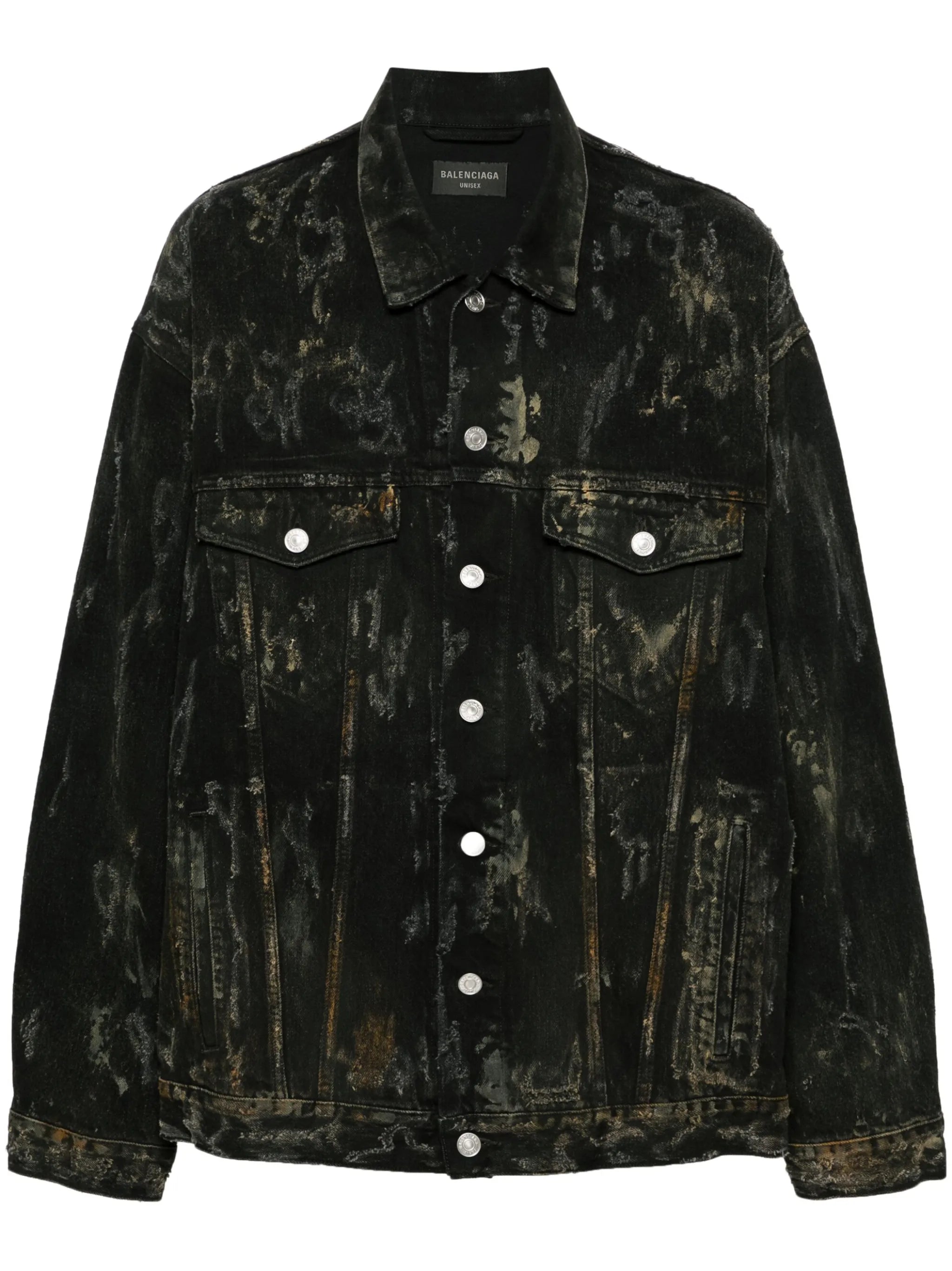distressed denim jacket