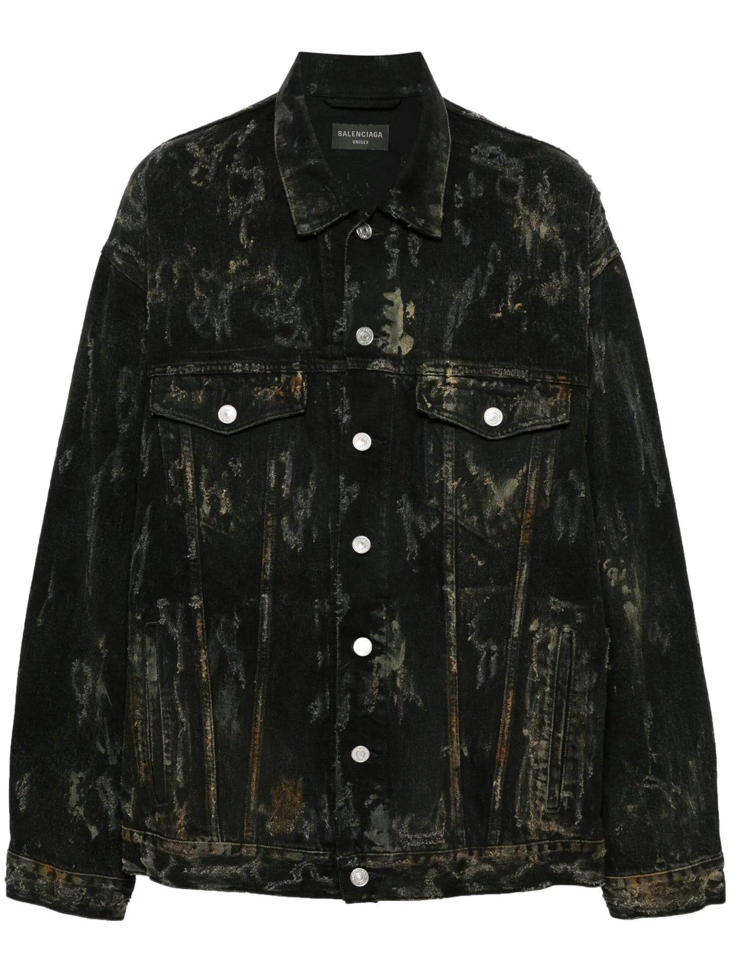 distressed denim jacket