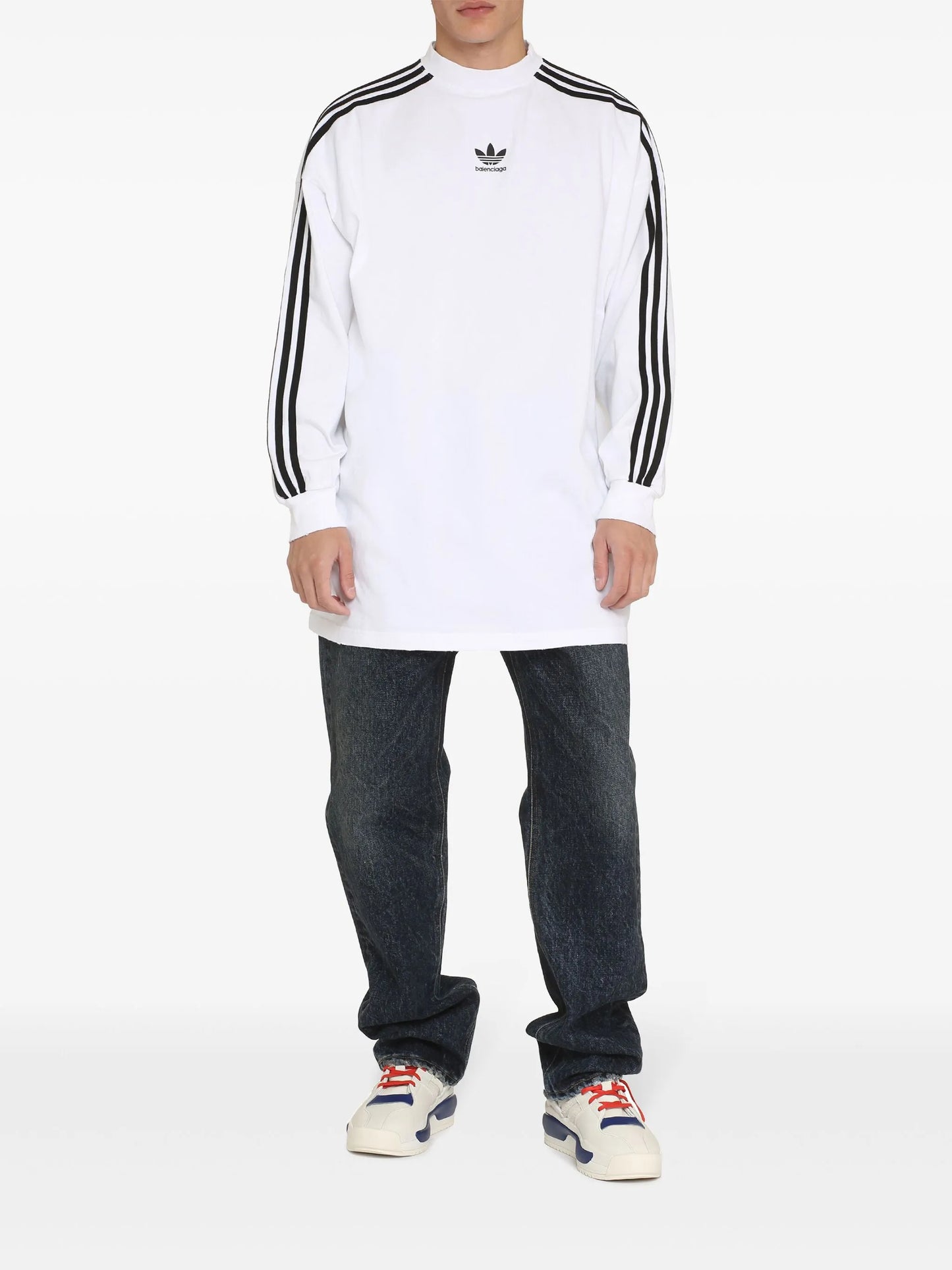 x adidas Trefoil print T-shirt
