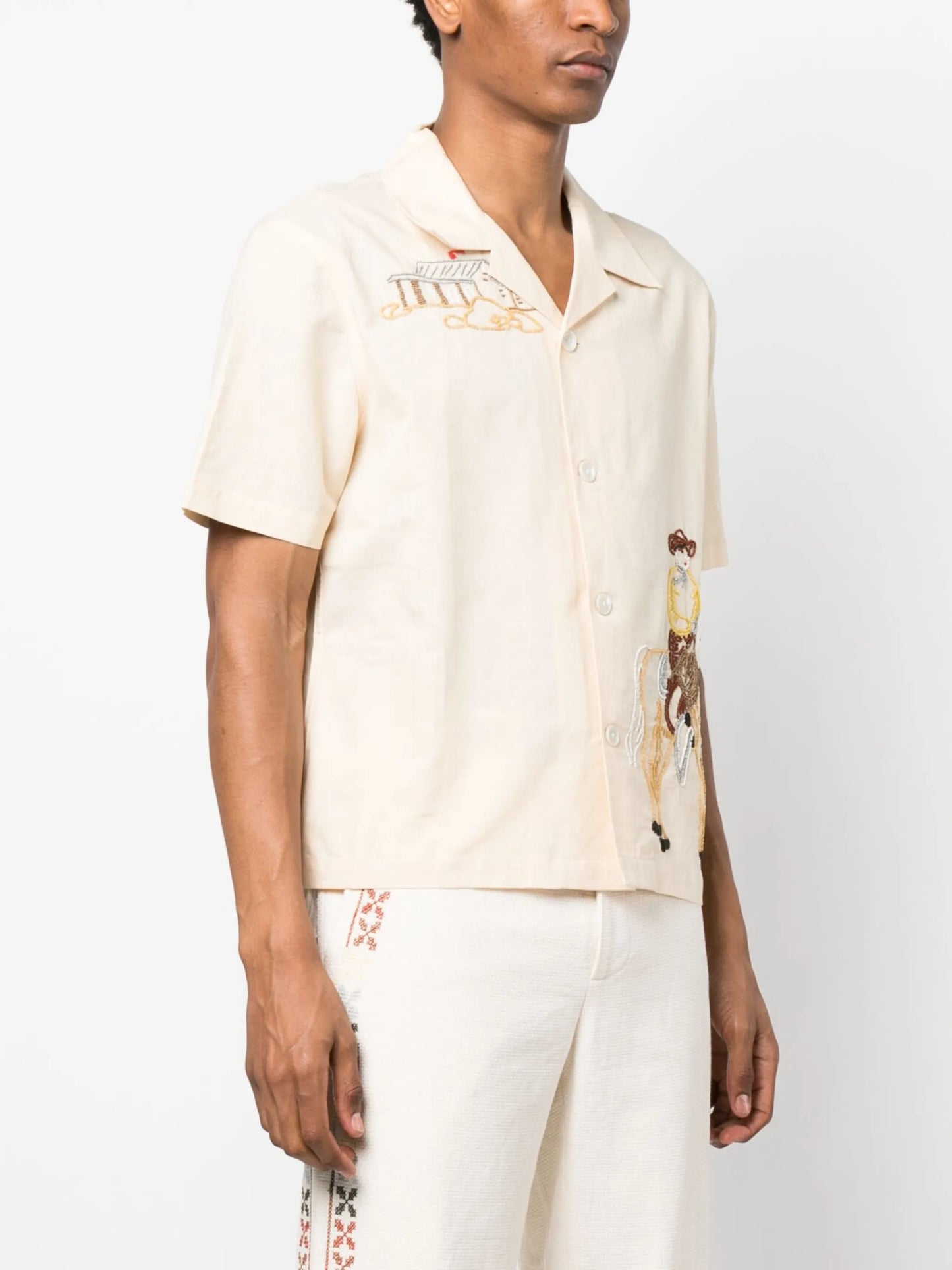 Buckaroo bead-embellished shirt