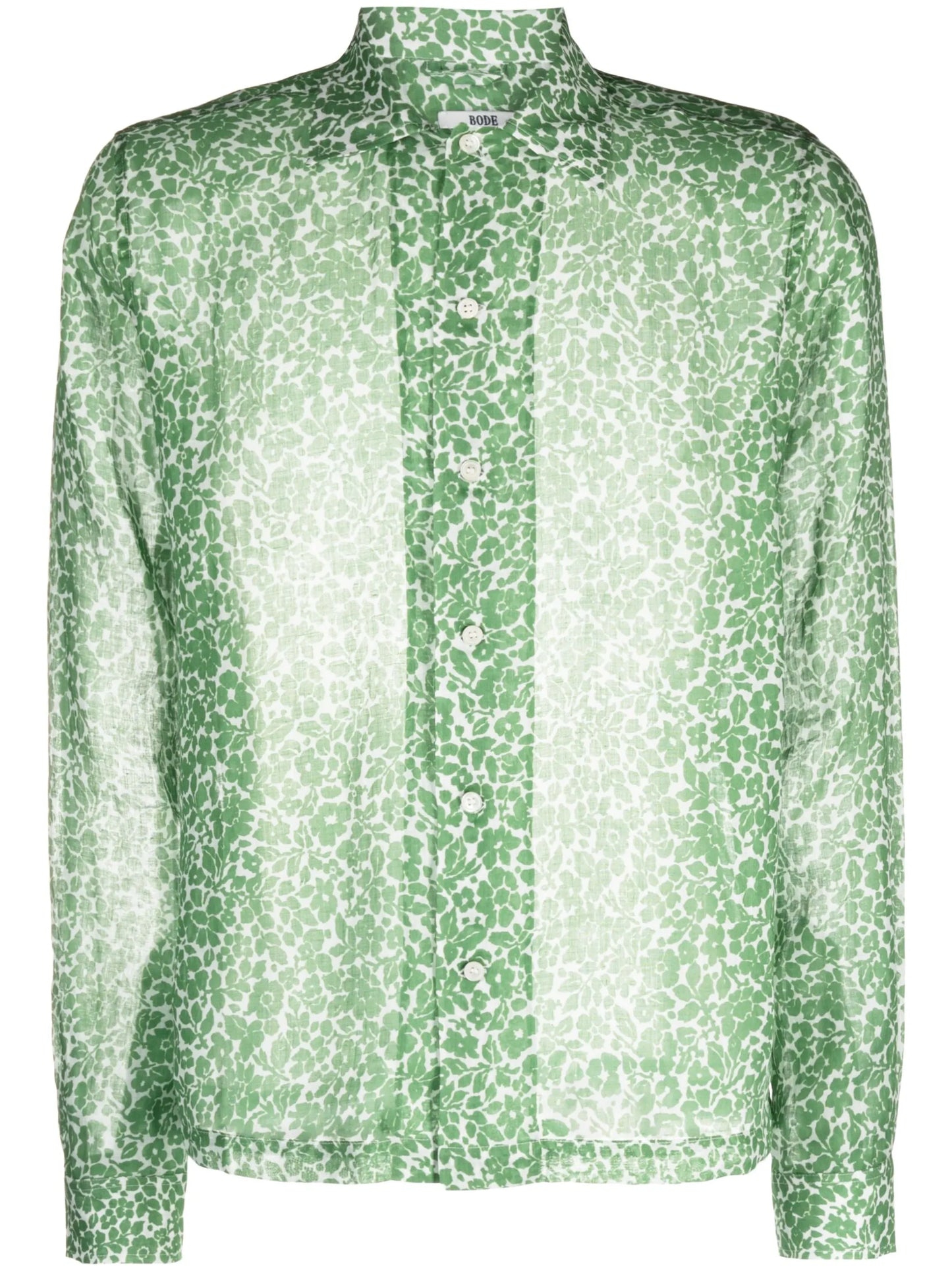 floral-print long-sleeve shirt