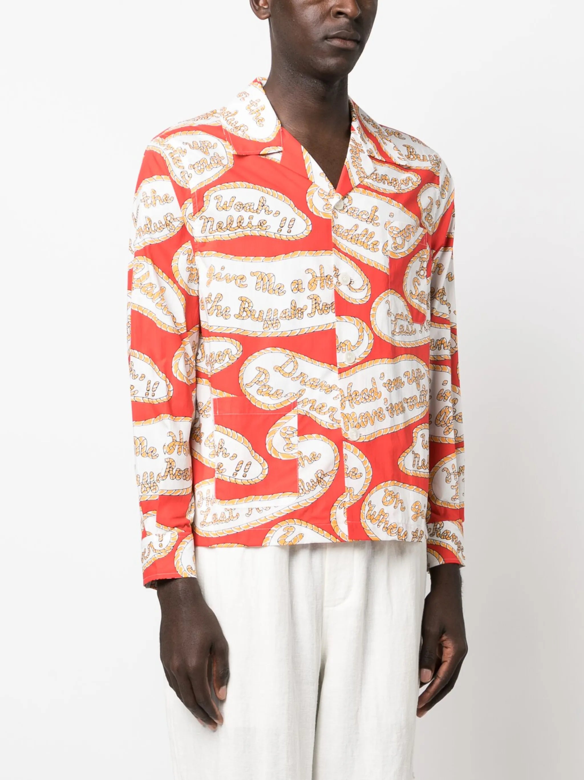 Rodeo Slogan graphic-print shirt