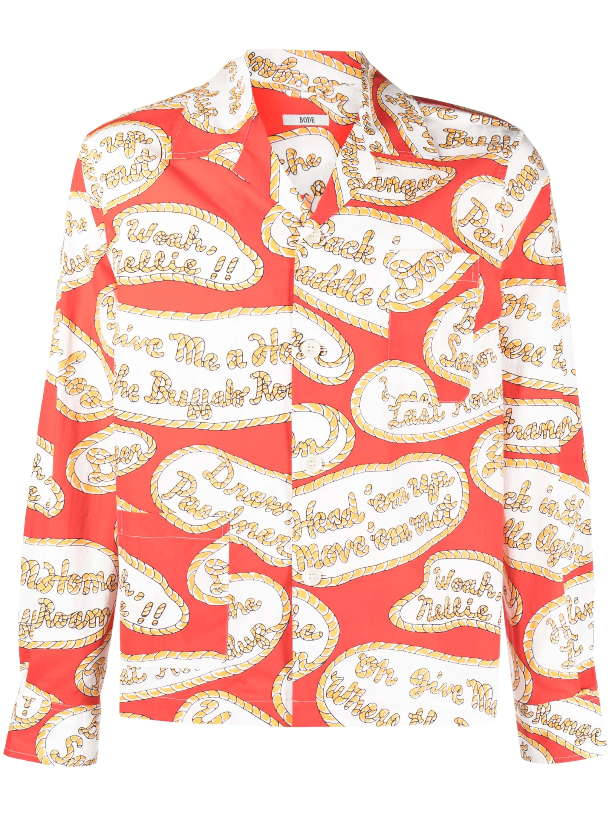 Rodeo Slogan graphic-print shirt