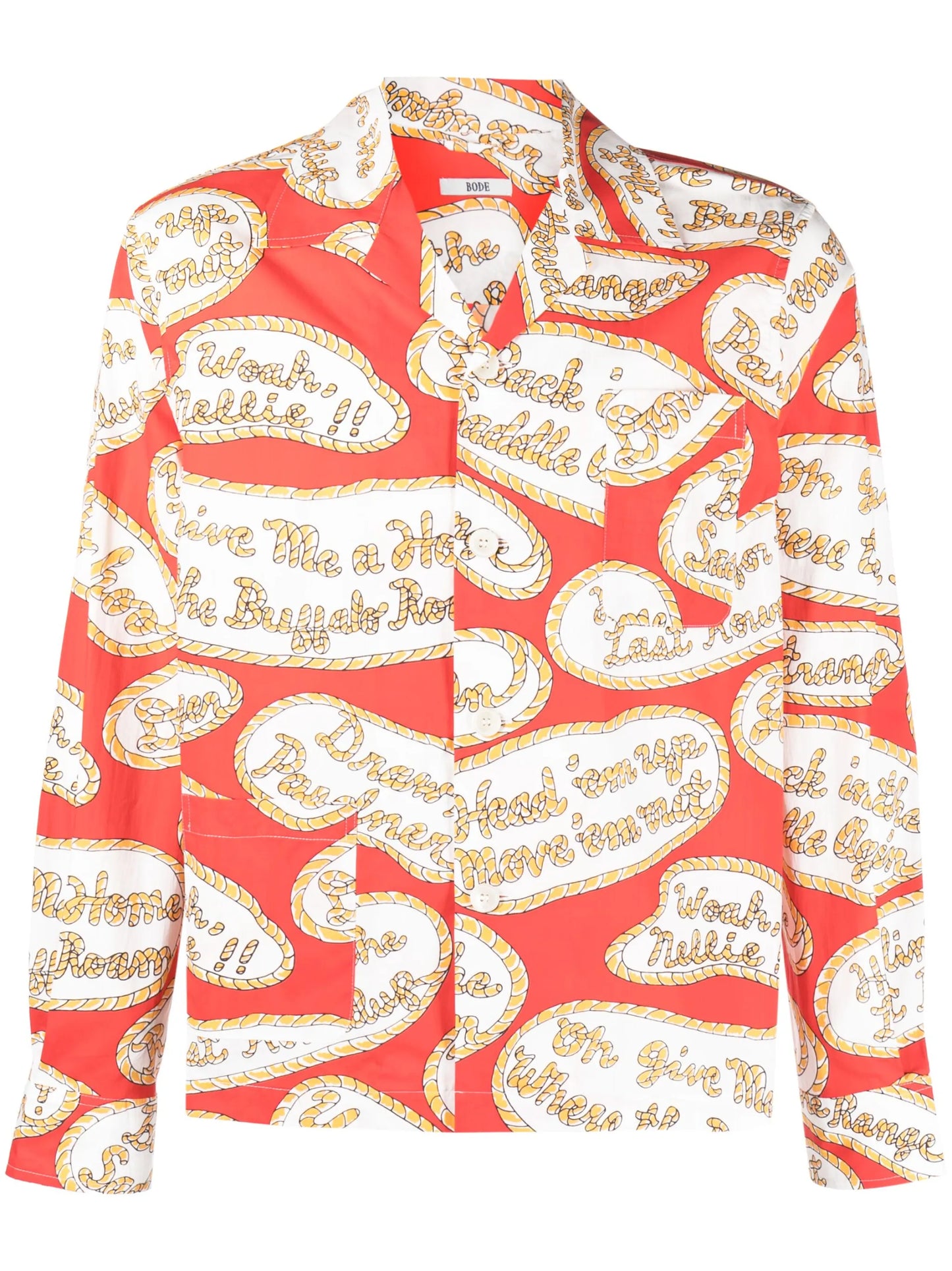 Rodeo Slogan graphic-print shirt