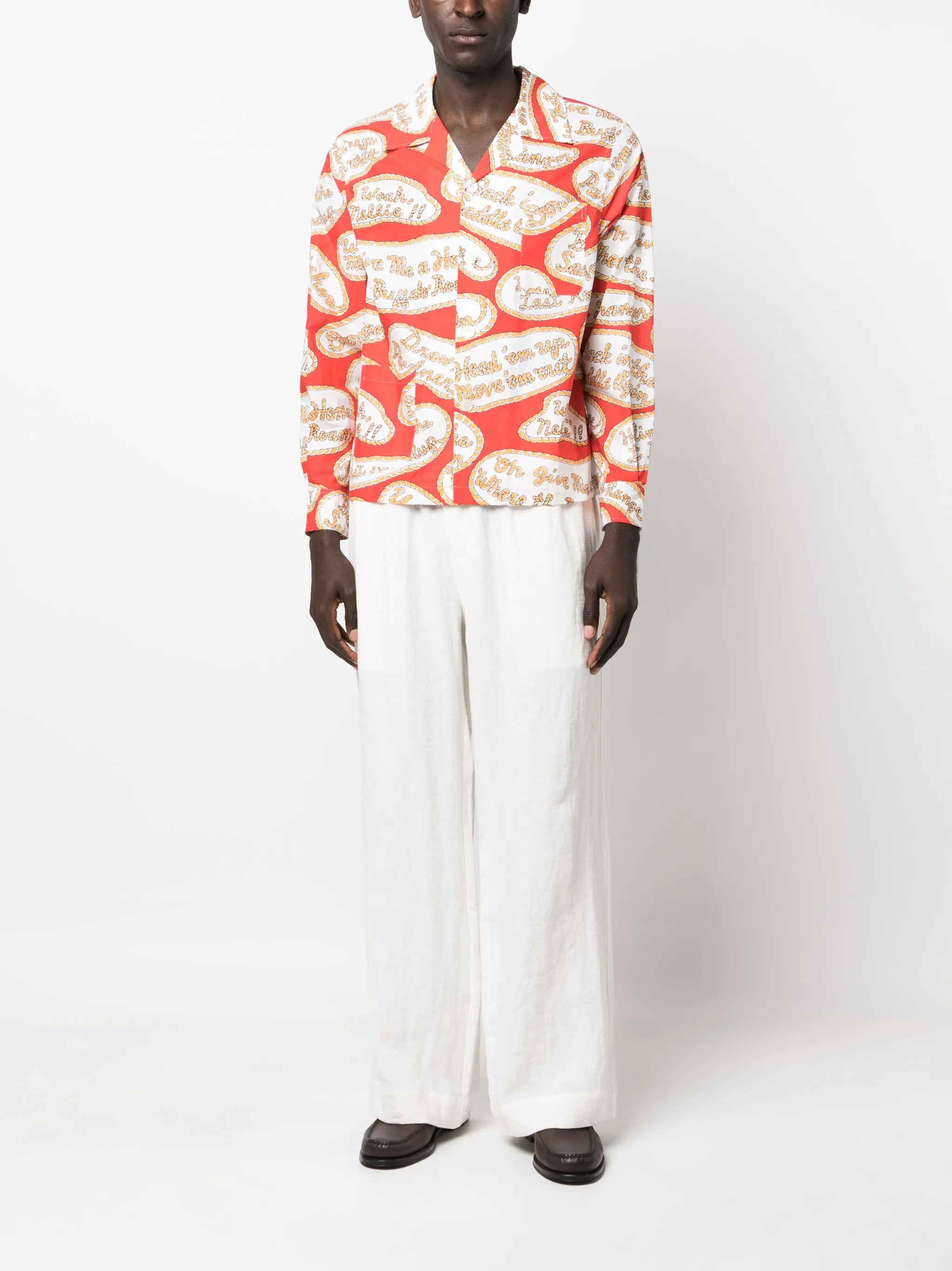 Rodeo Slogan graphic-print shirt