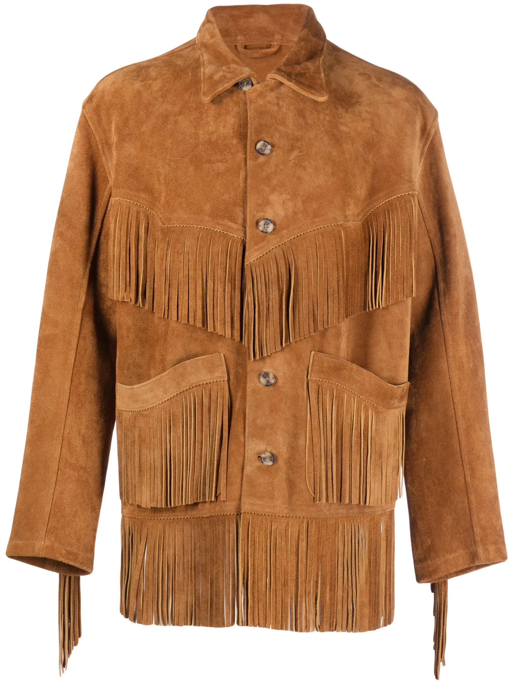 fringed leather jacket