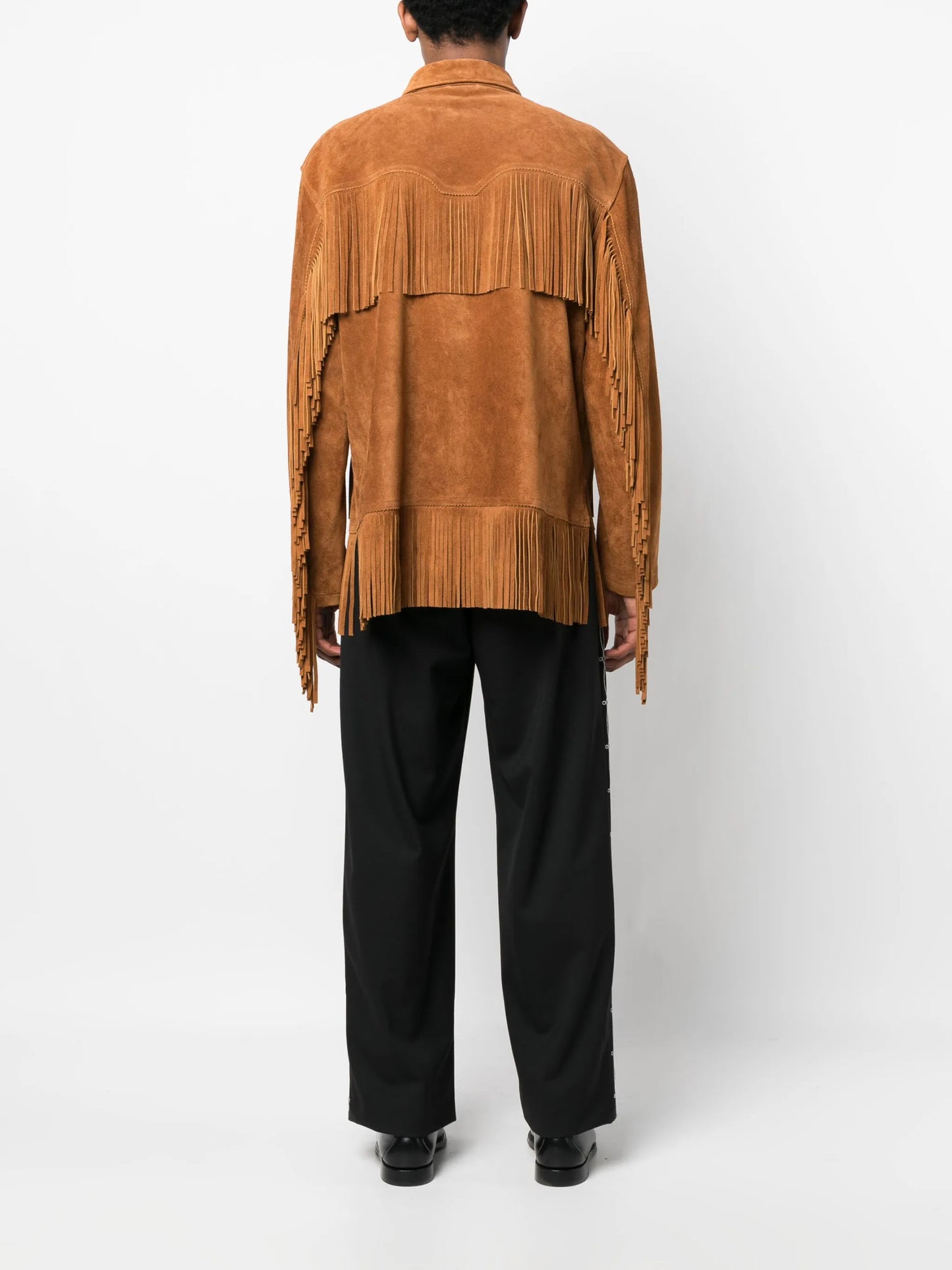 fringed leather jacket