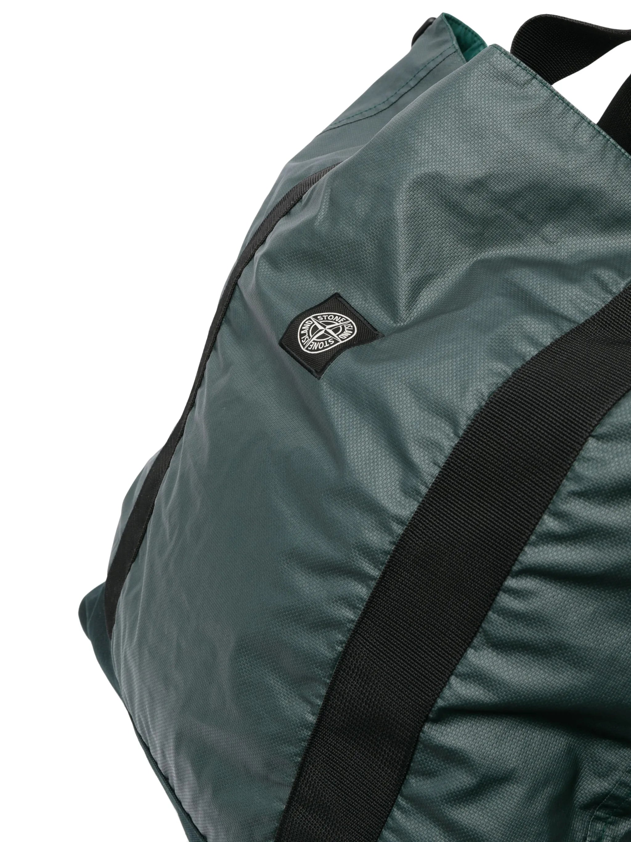 logo-patch canvas tote bag
