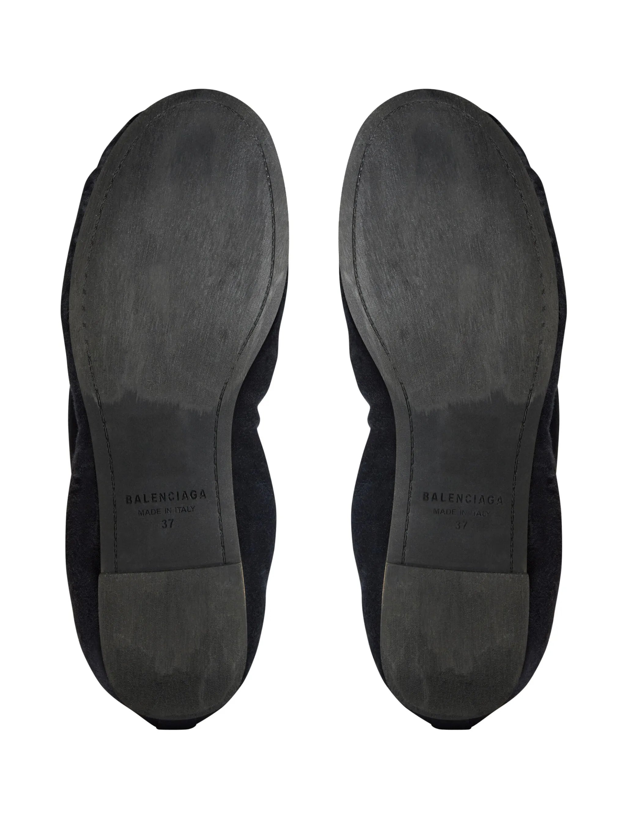 Leopold satin ballerina shoes