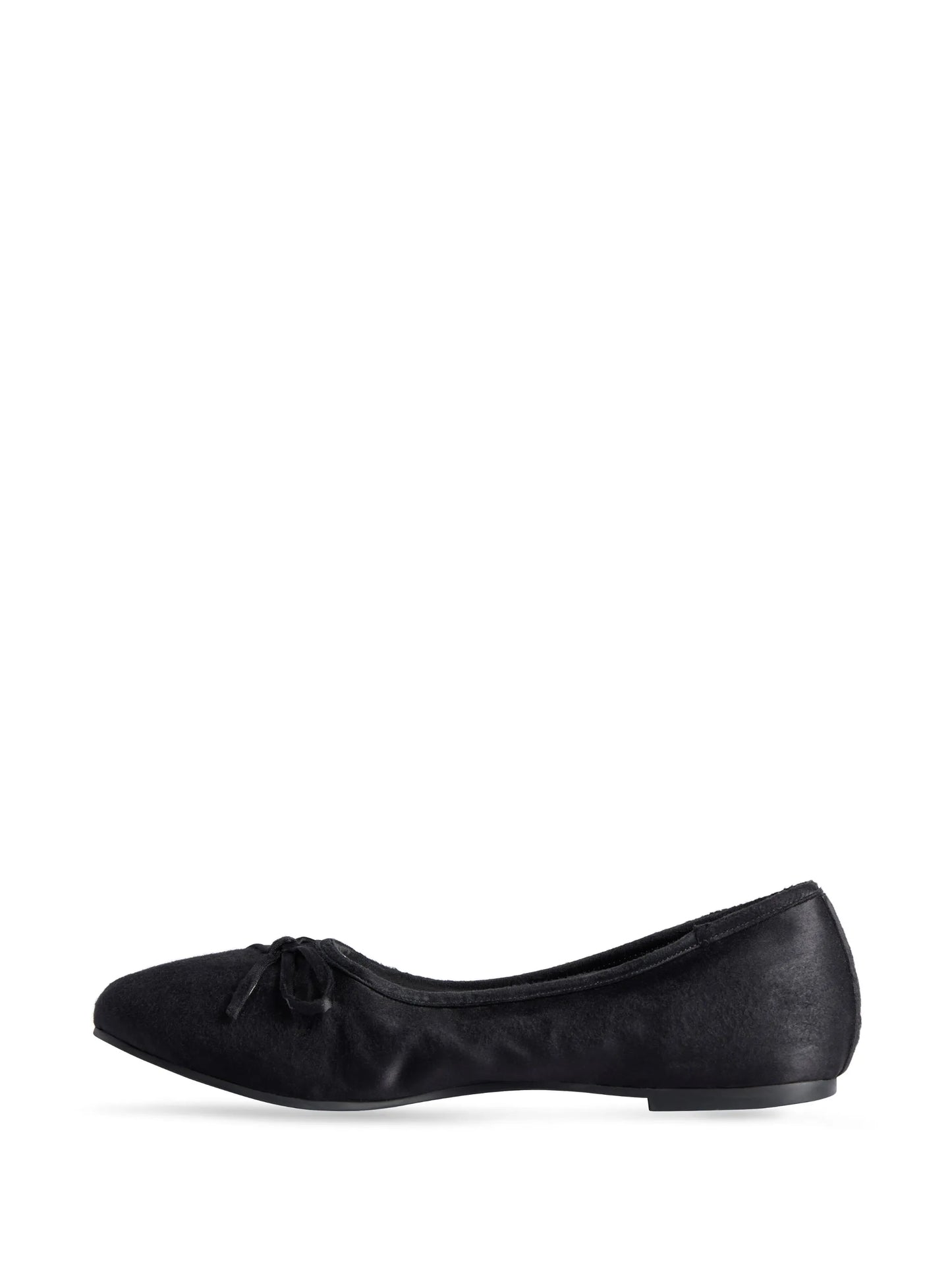 Leopold satin ballerina shoes
