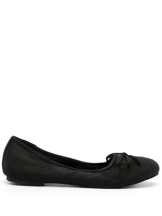Leopold satin ballerina shoes