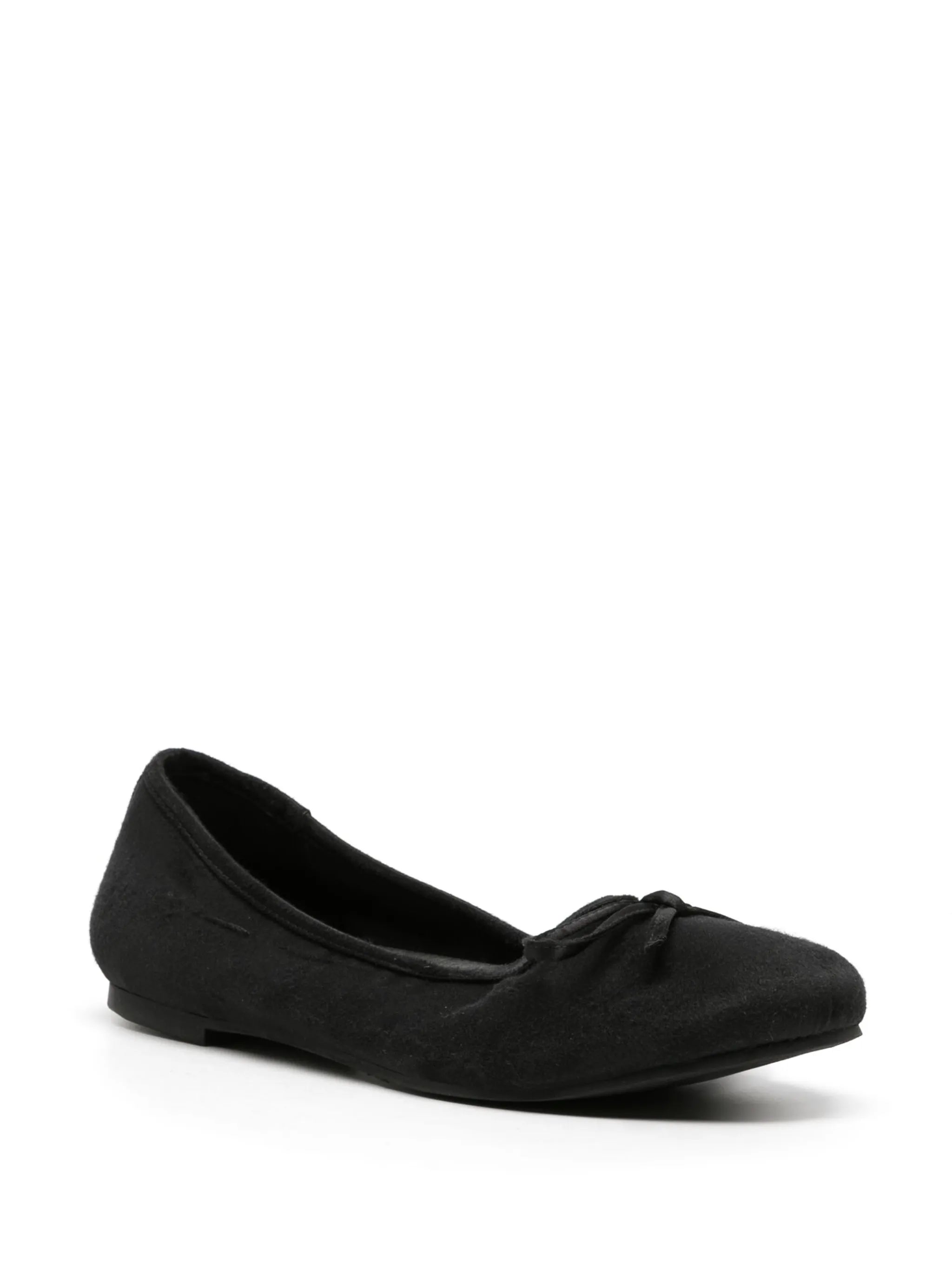 Leopold satin ballerina shoes