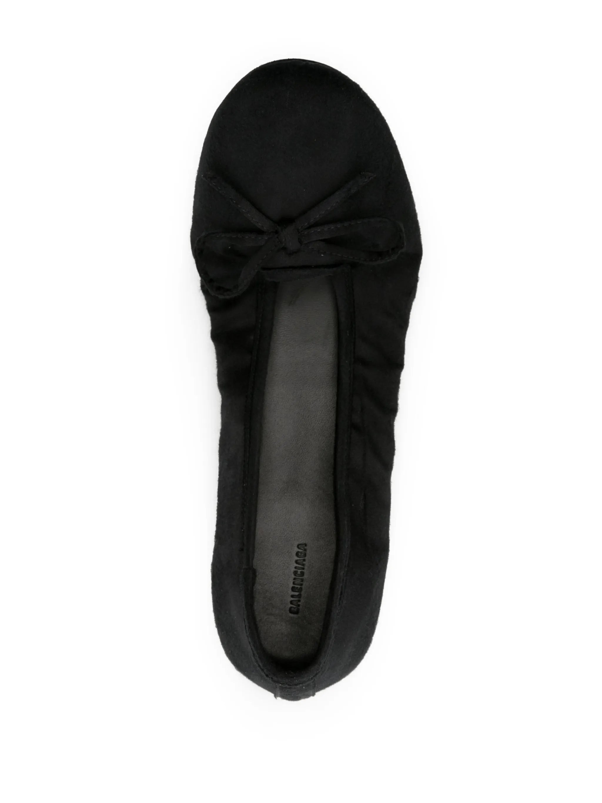 Leopold satin ballerina shoes