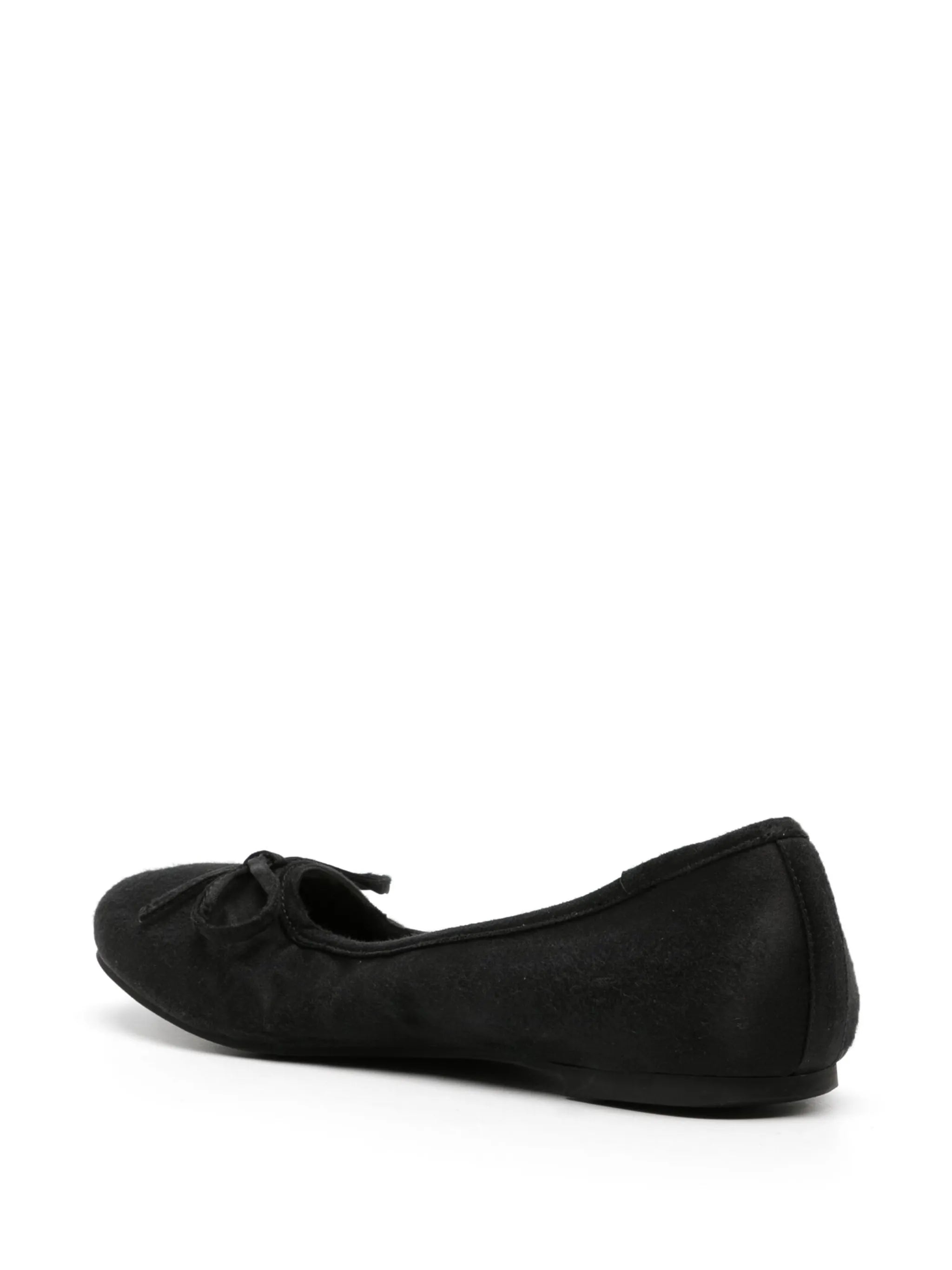 Leopold satin ballerina shoes