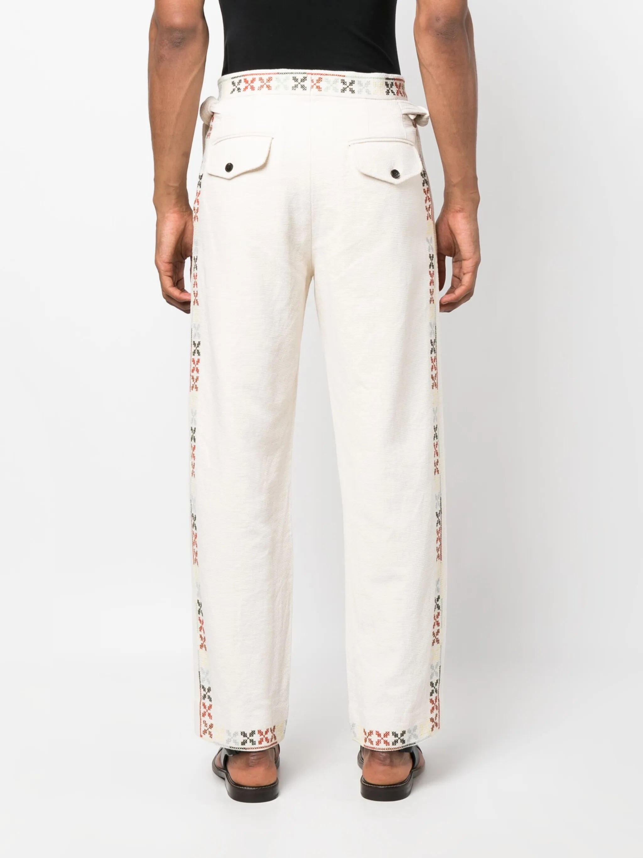 Prisma straight-leg trousers