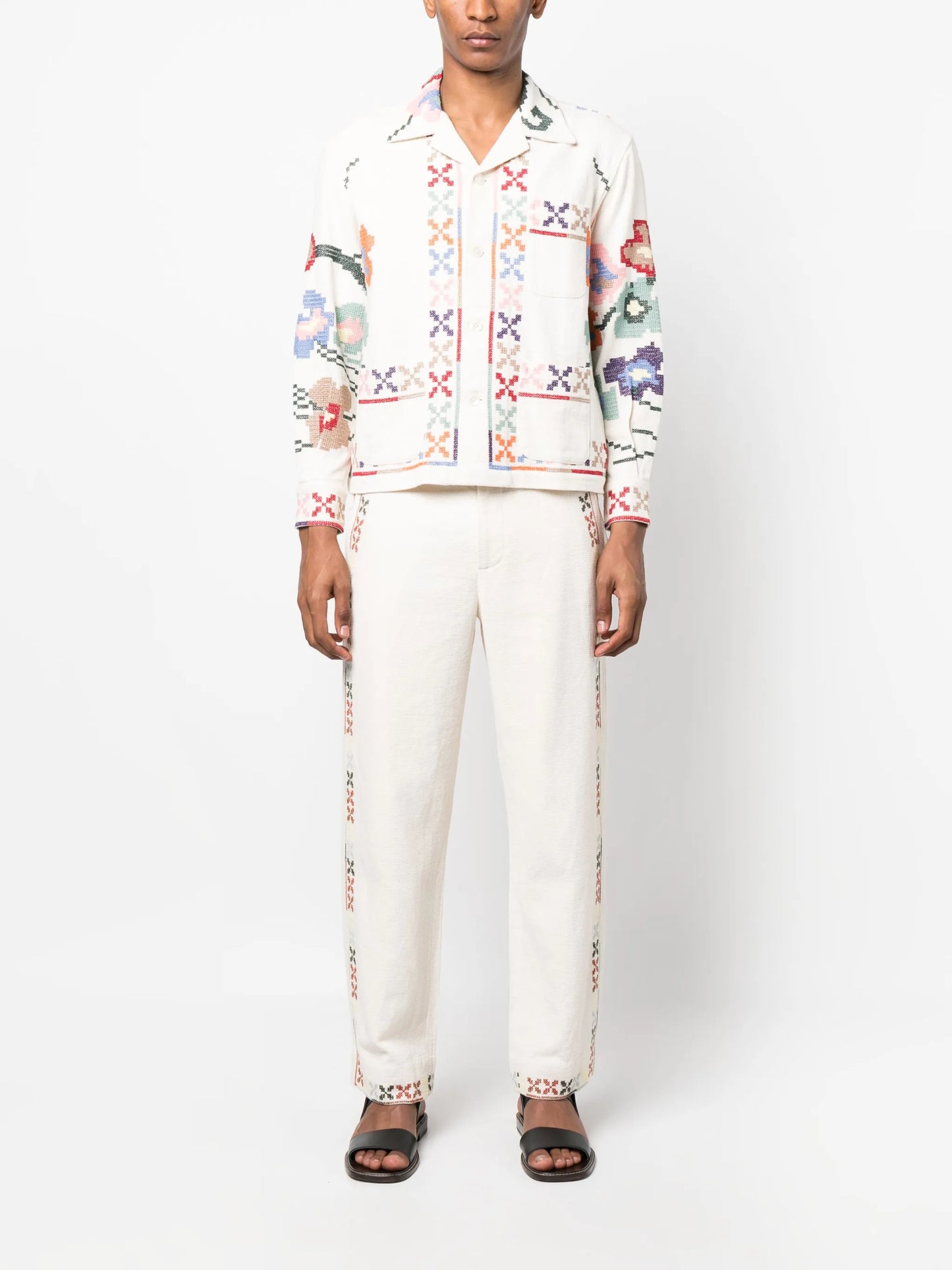 Prisma straight-leg trousers