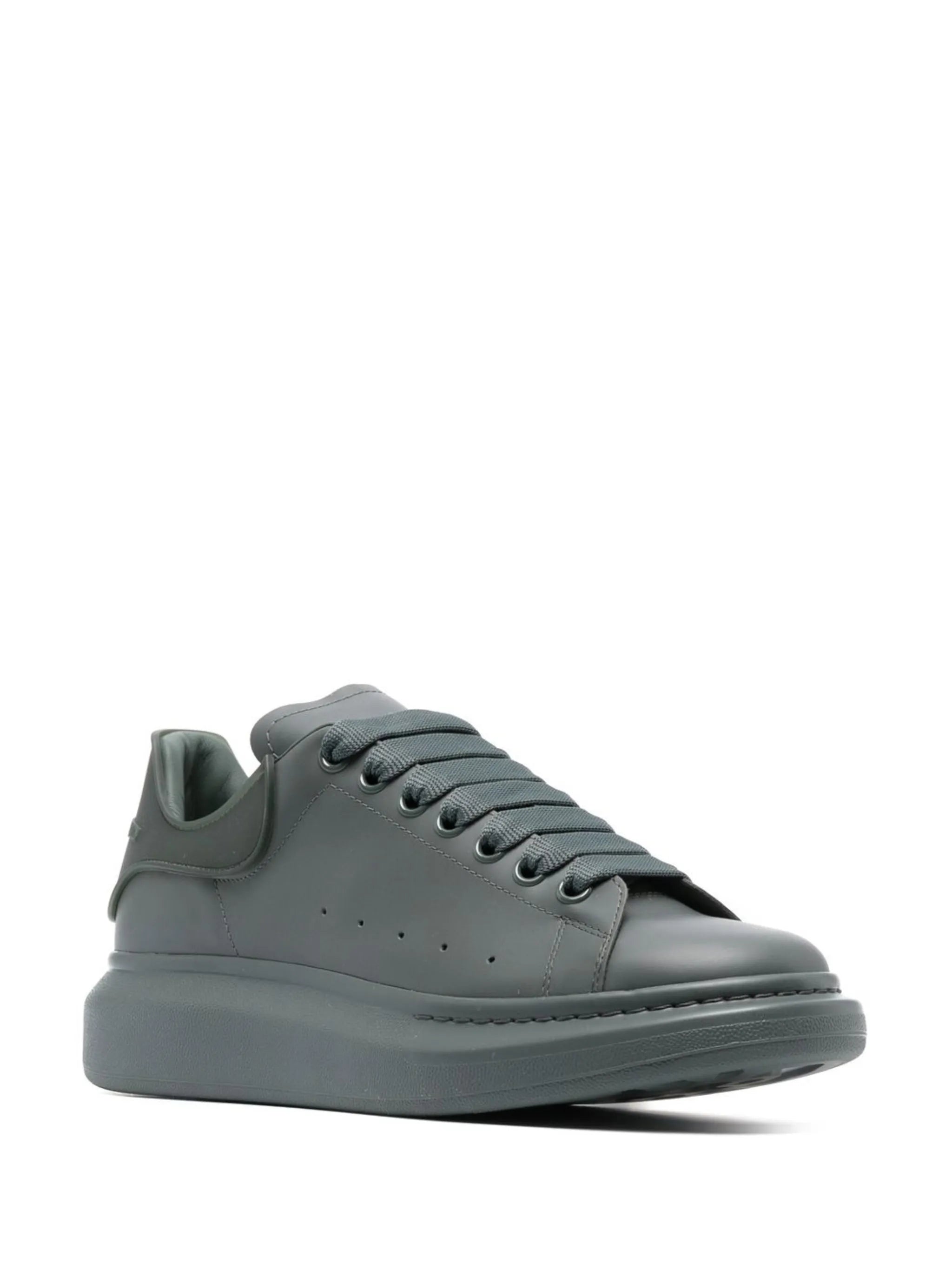 Oversized lace-up sneakers