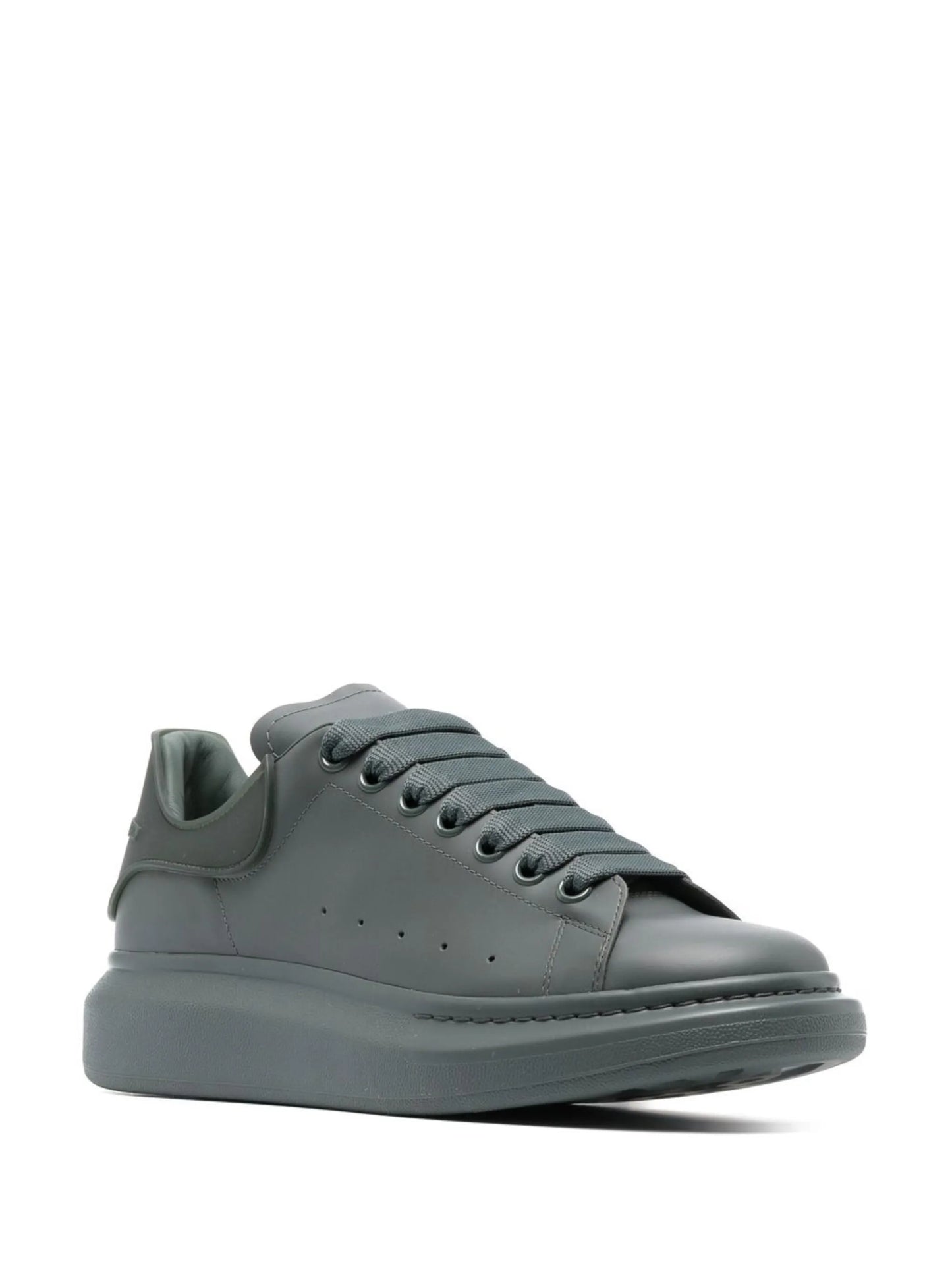 Oversized lace-up sneakers