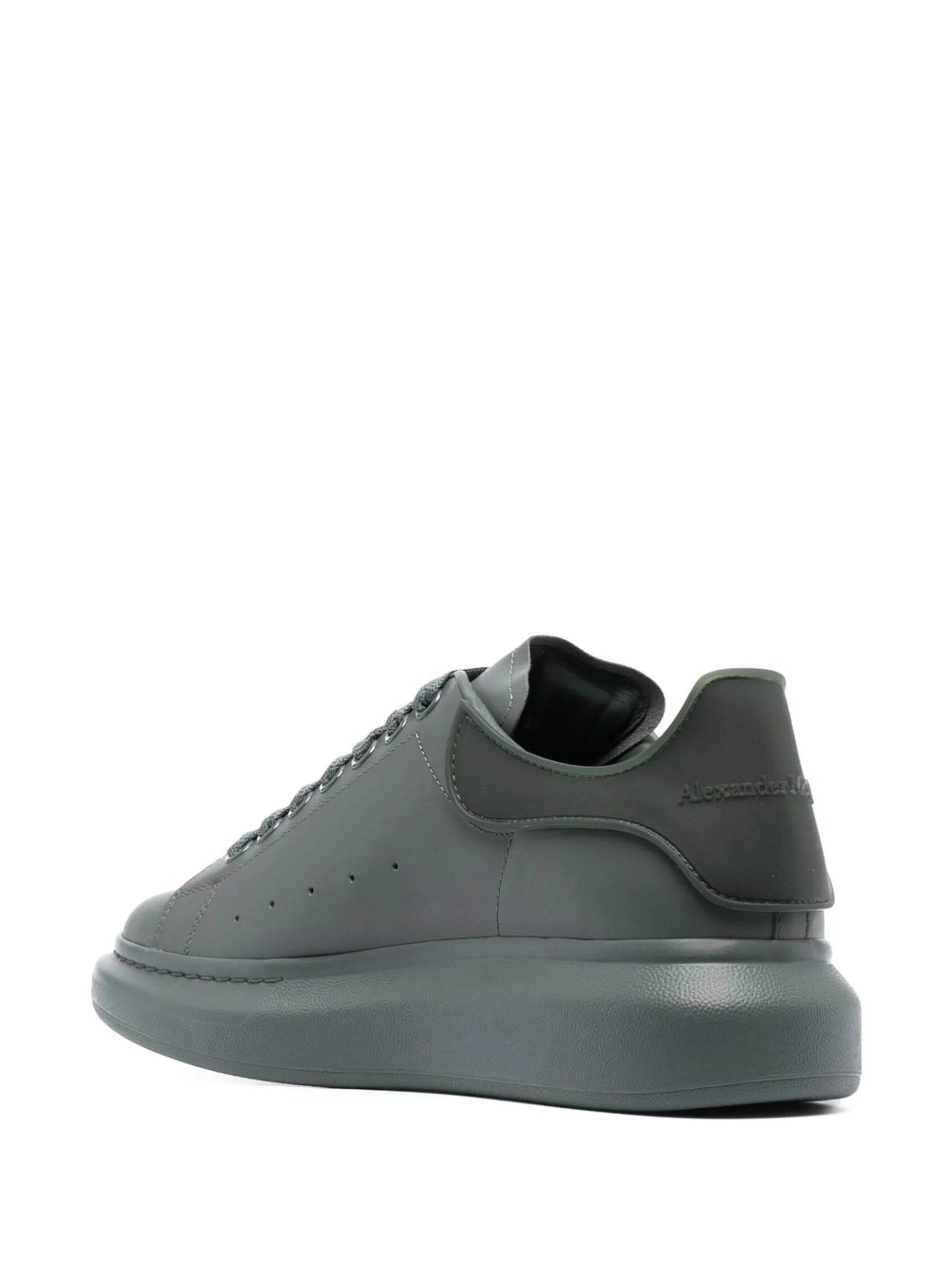 Oversized lace-up sneakers