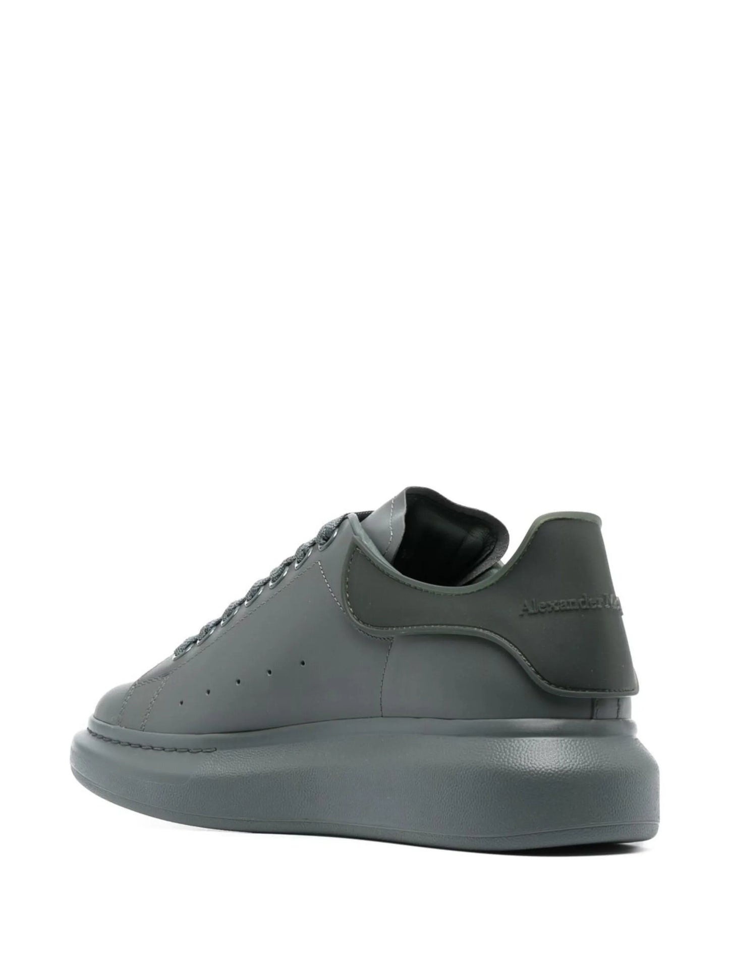 Oversized lace-up sneakers