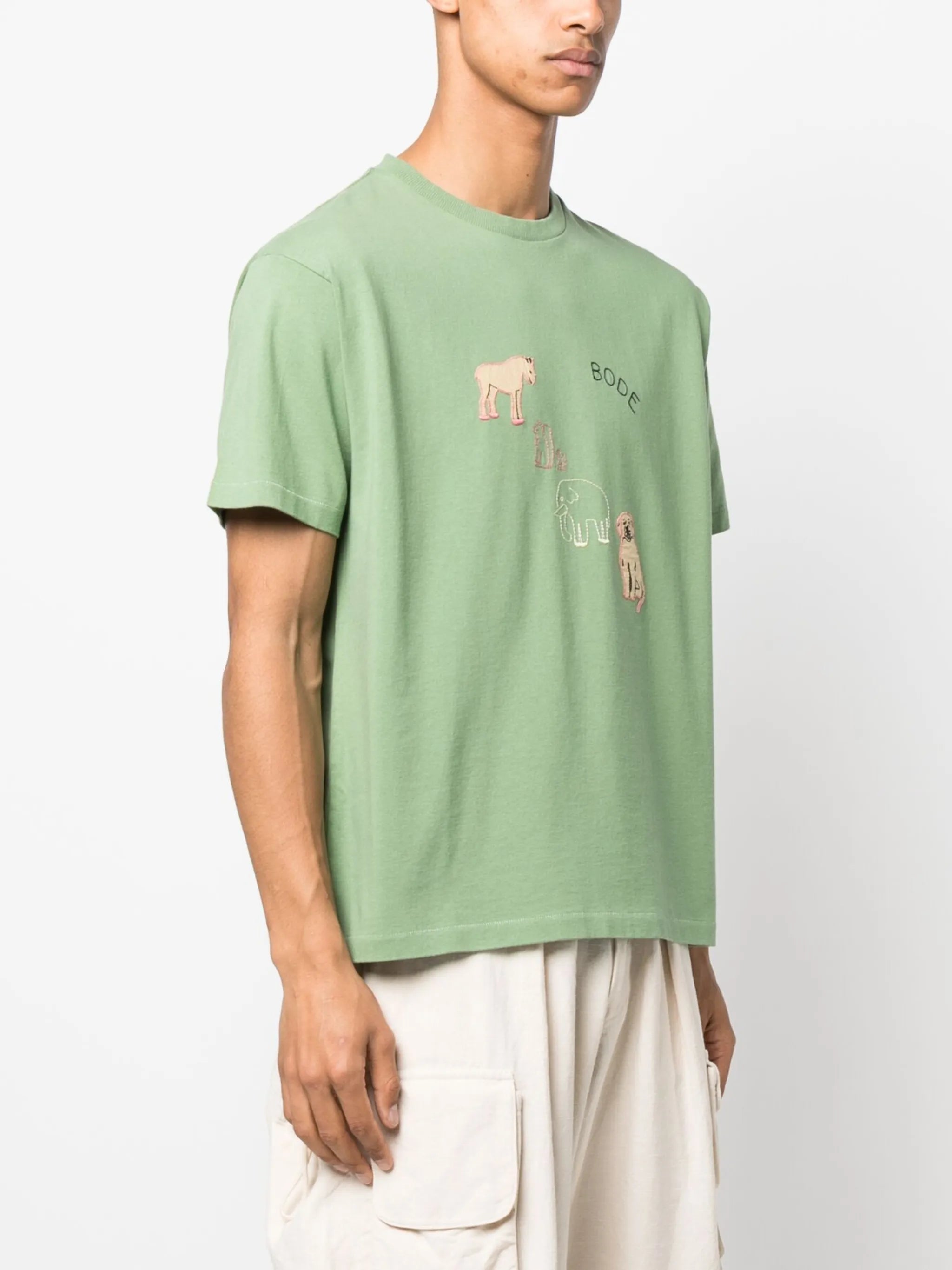 Tiny Zoo short-sleeve T-shirt