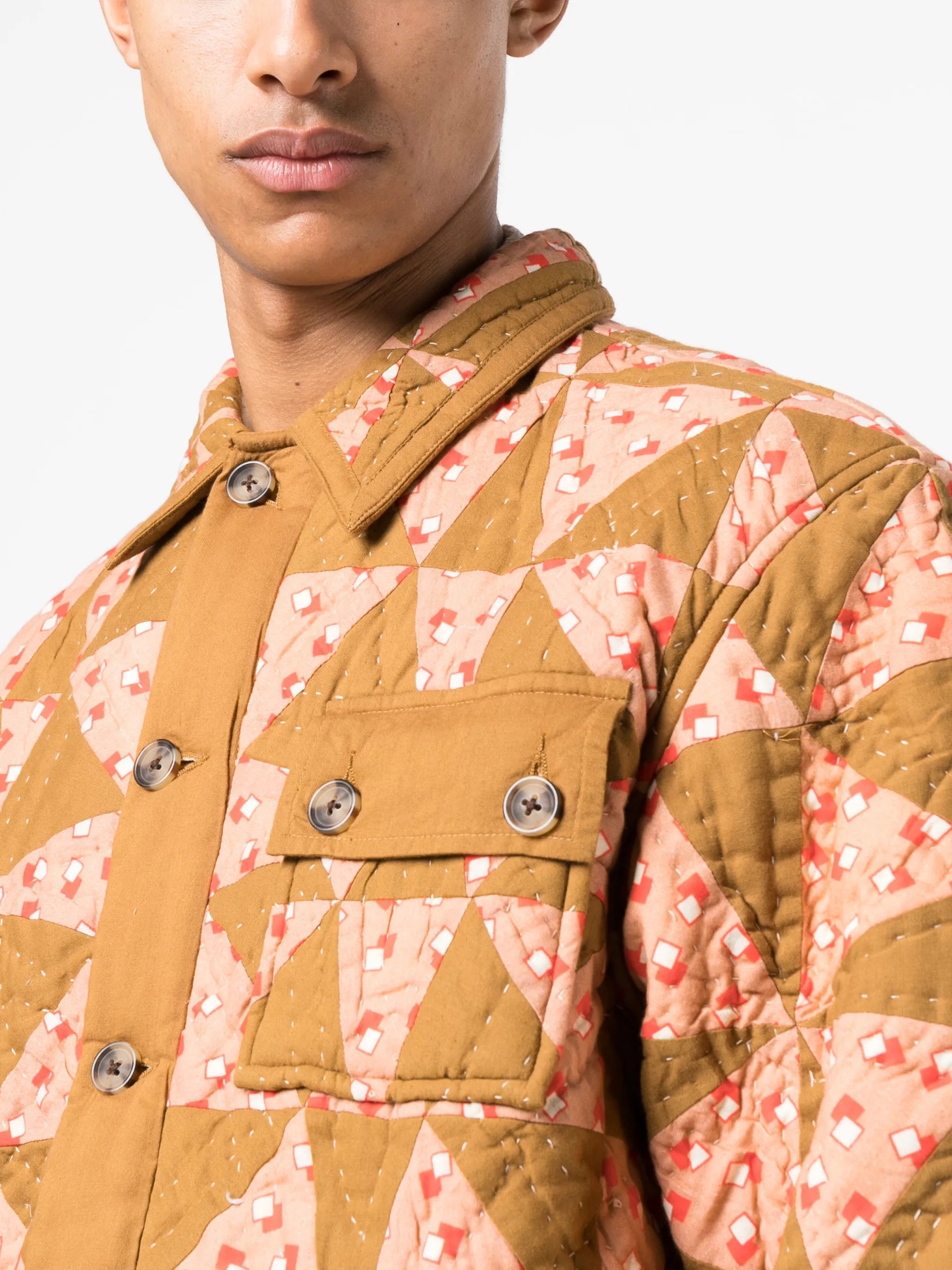 Kaleidoscope quilt jacket