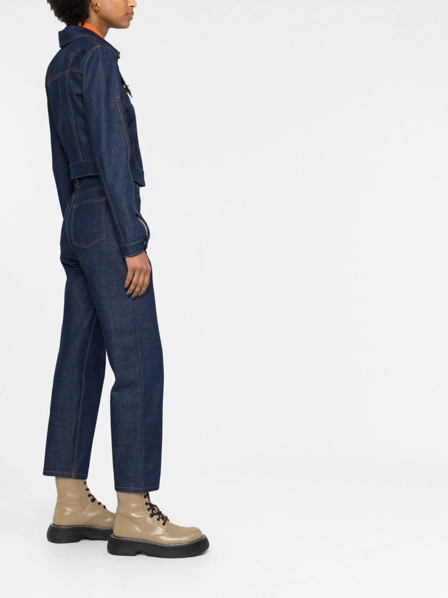 straight-leg cropped jeans
