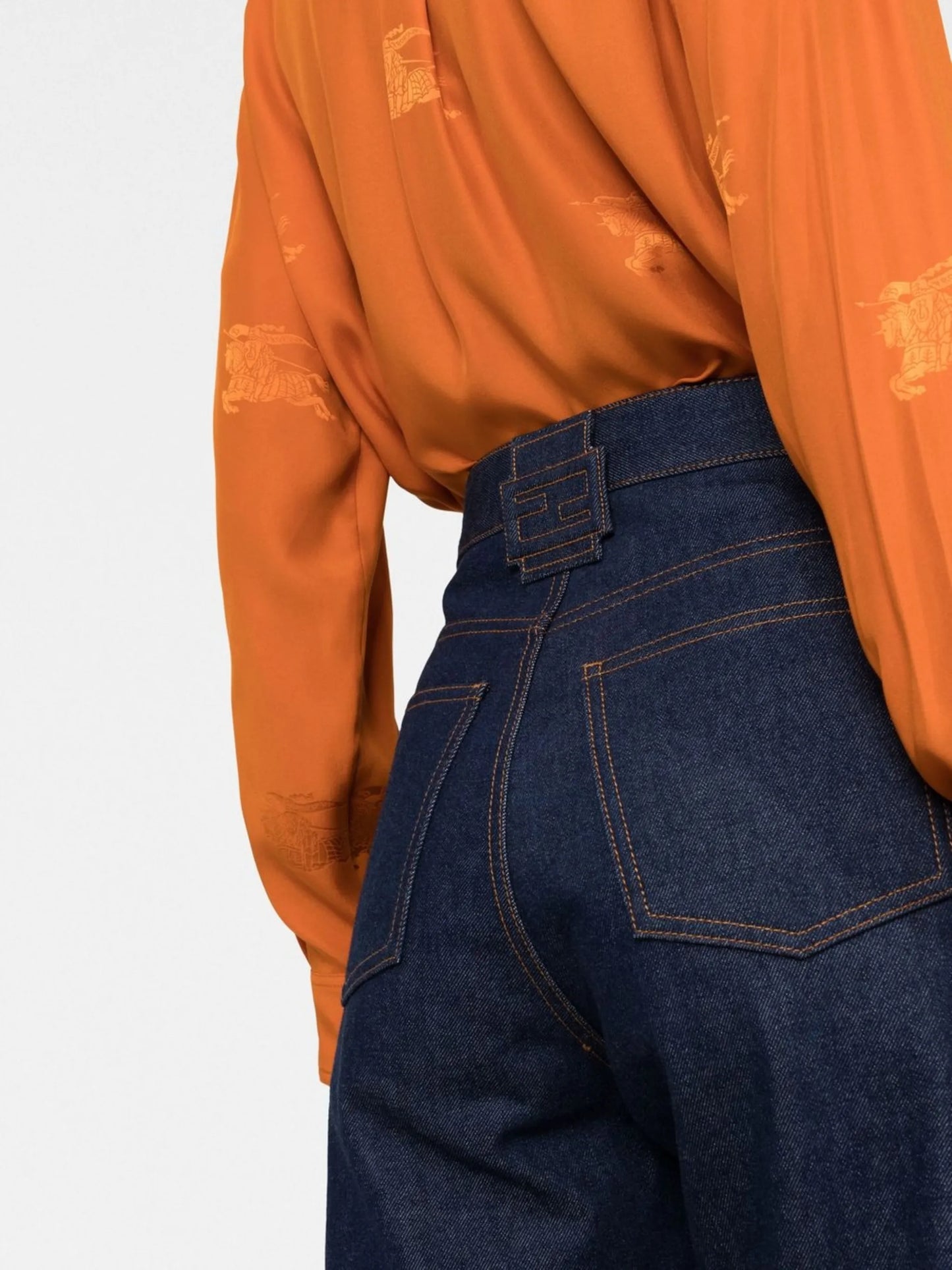straight-leg cropped jeans