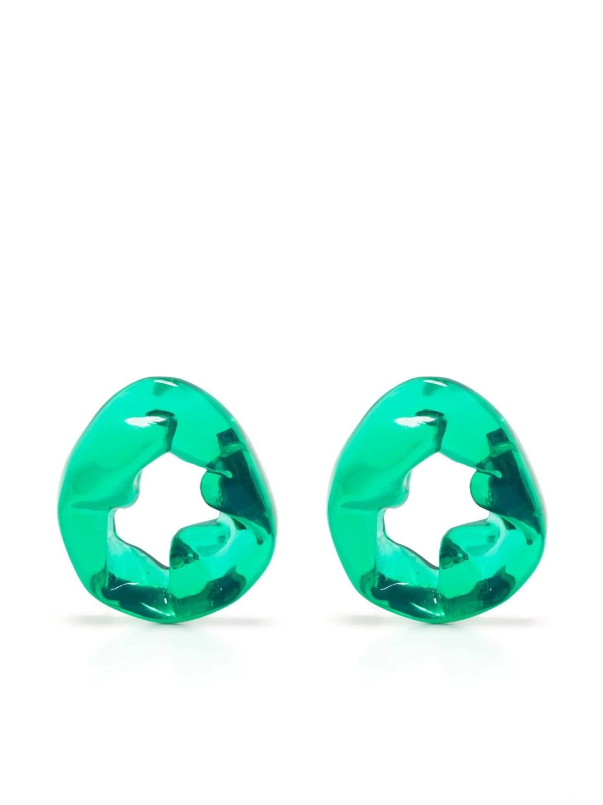 Scrunch stud earrings