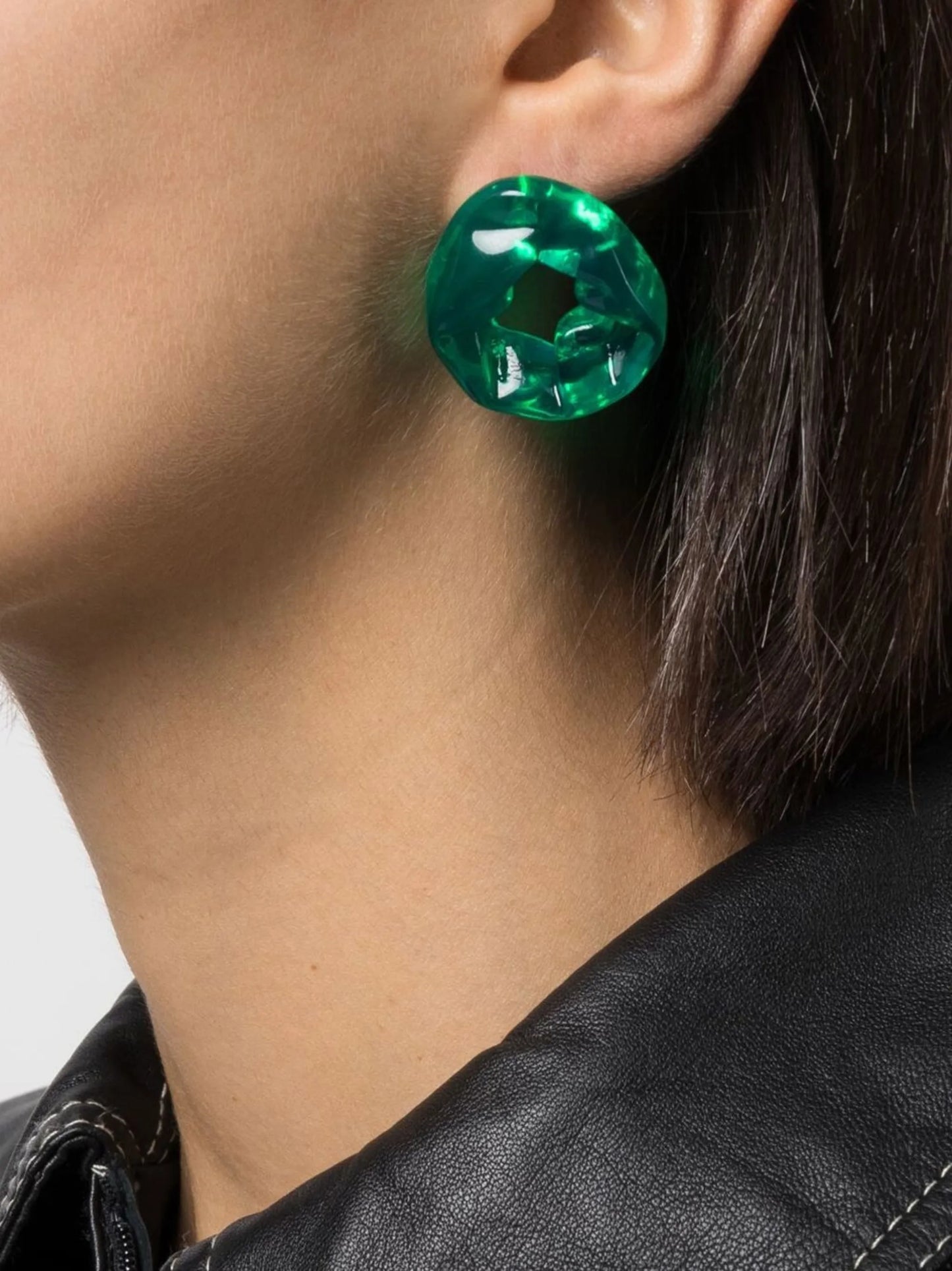 Scrunch stud earrings