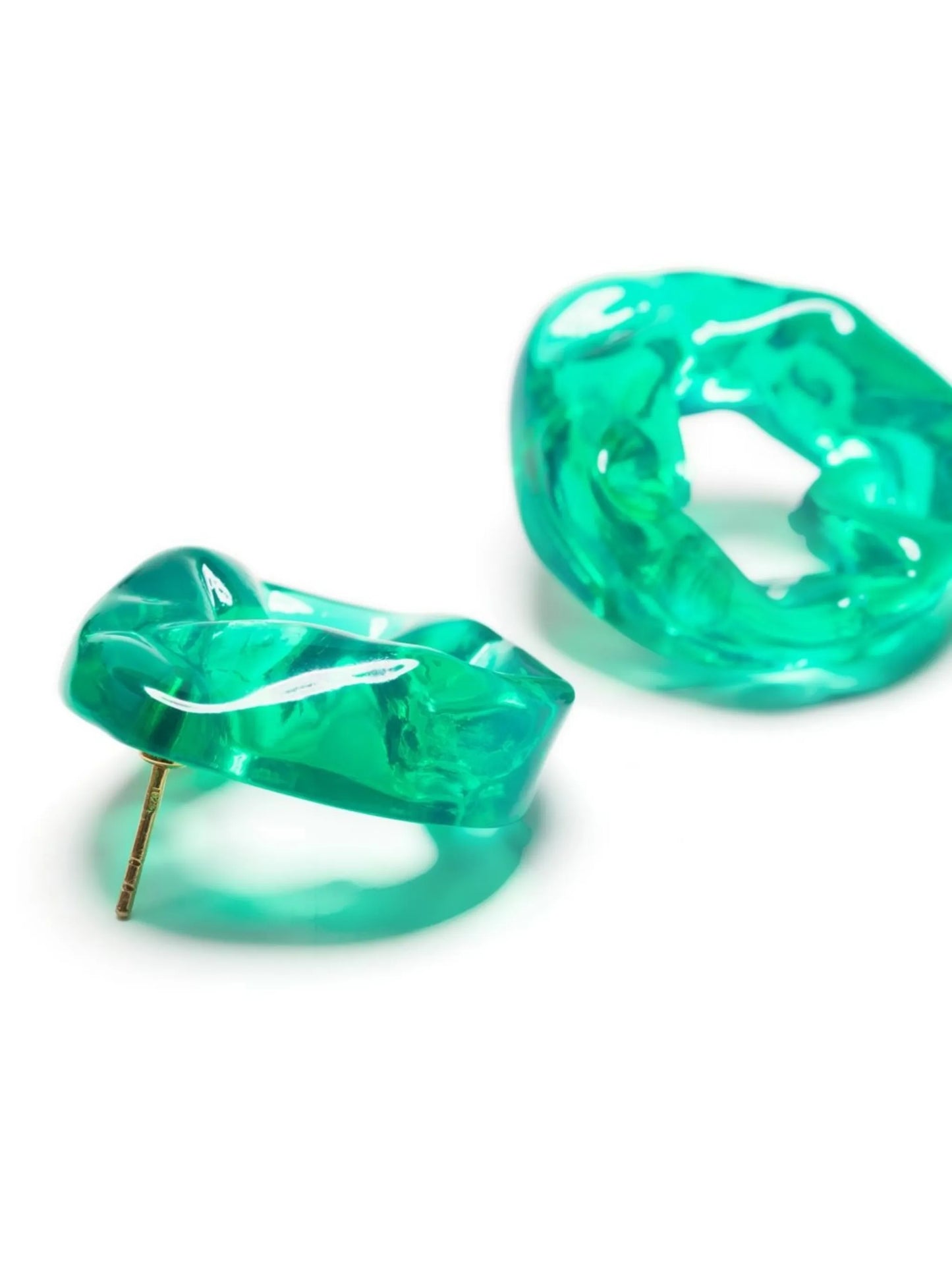 Scrunch stud earrings