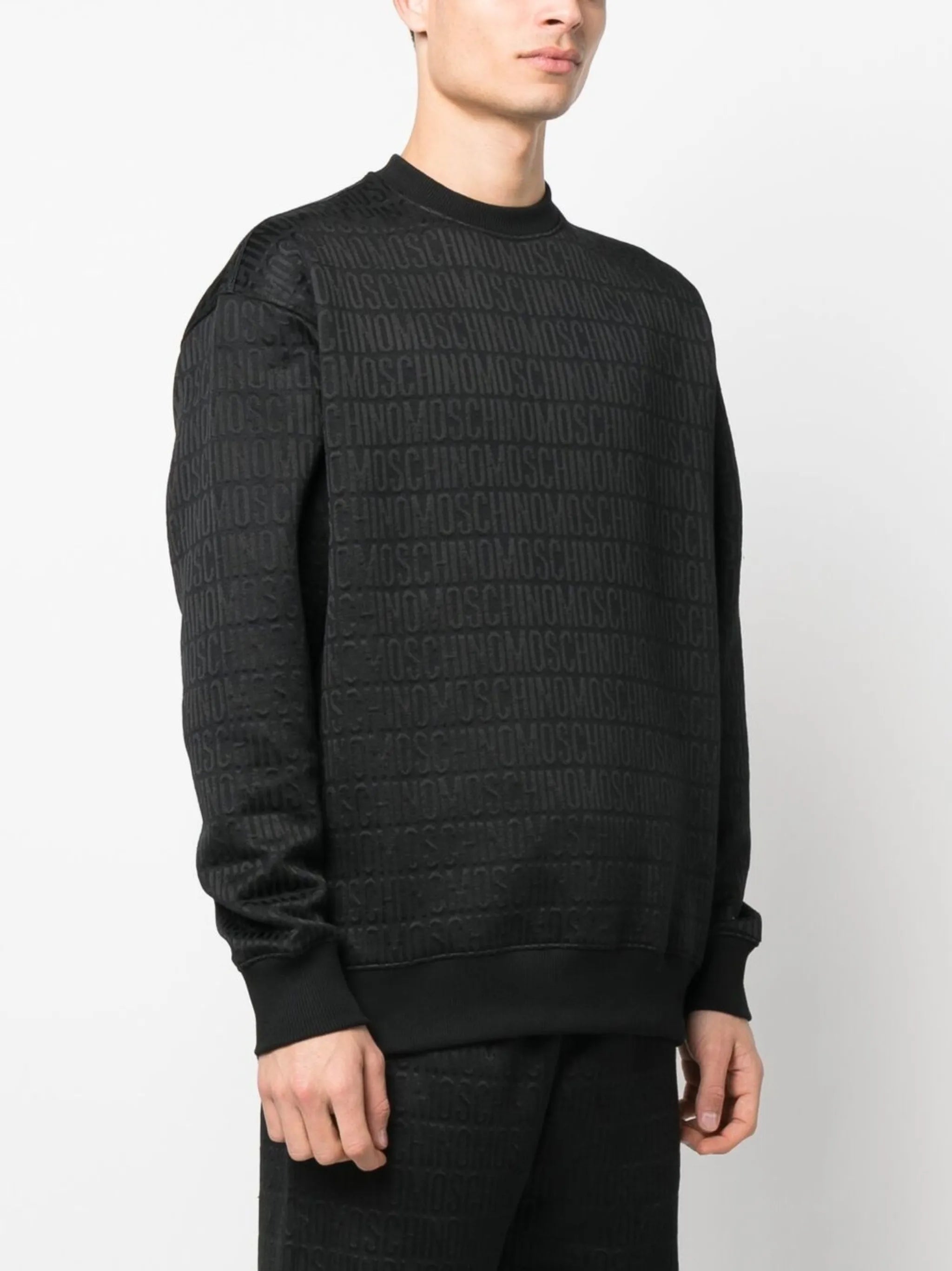 jacquard logo jumper