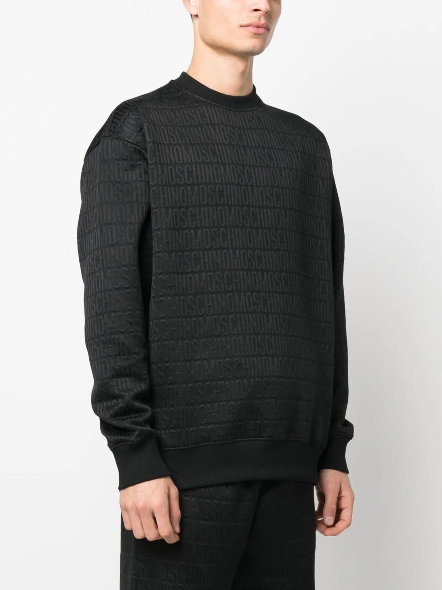 jacquard logo jumper