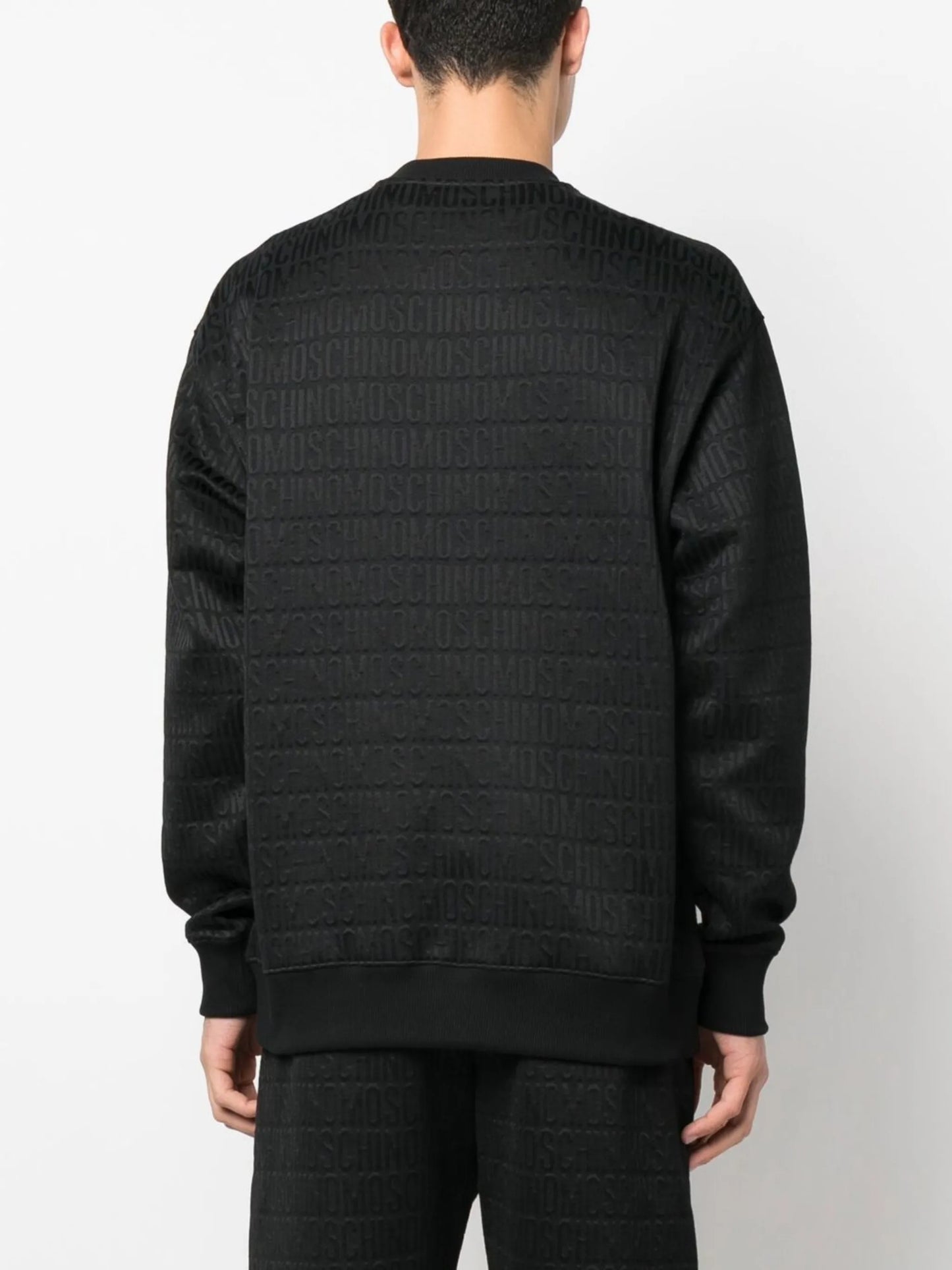 jacquard logo jumper