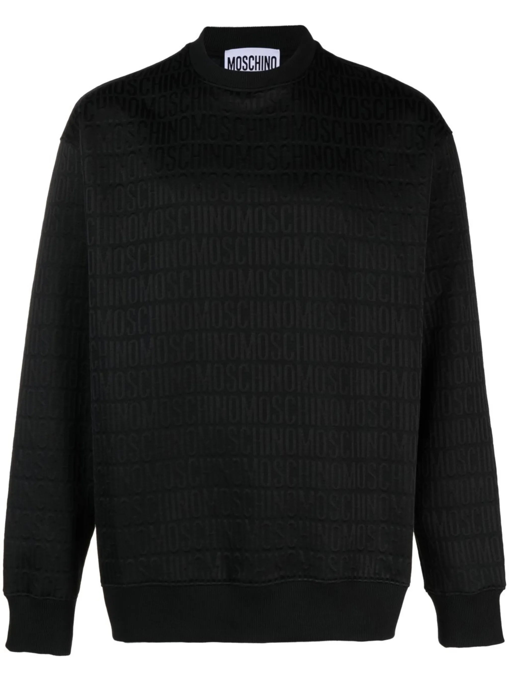 jacquard logo jumper